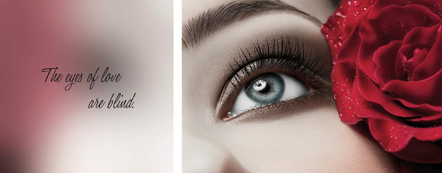 Image of queence Leinwandbild "Eyes" Foto Kunst Liebessprüche Menschen Modern Romantisch Schriftzug Schriftzüge Spa Spa Bilder Sprüche Sprüche & Texte Set, Premium-Leinwandstoff, Handarbeit aus Deutschland, Spruch, 2er Set