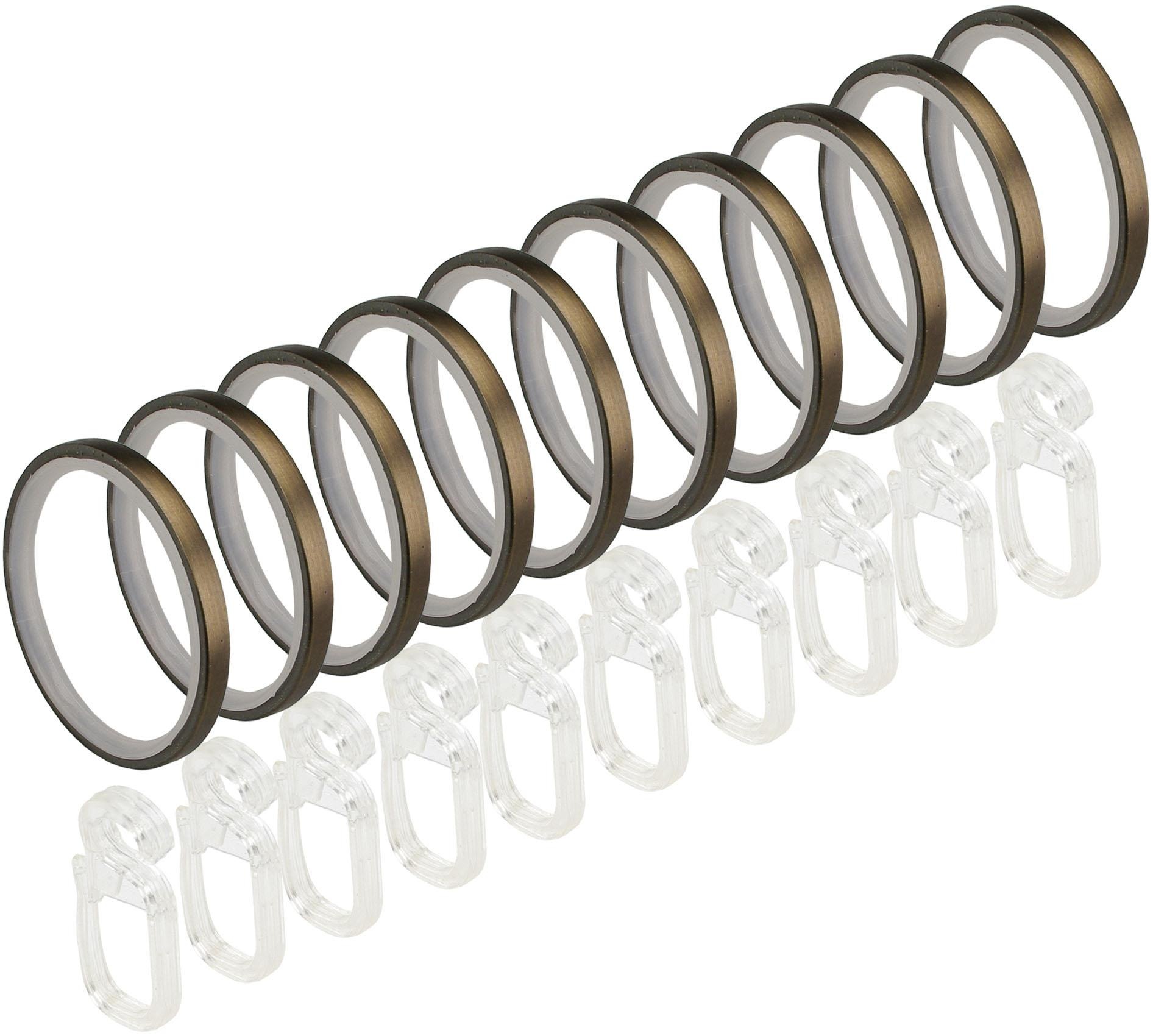 Liedeco Gardinenstange »CELZYLIN02SG2L«, 2 läufig-läufig, Fixmass, 2-läufig im Fixmass Ø 25/20 mm