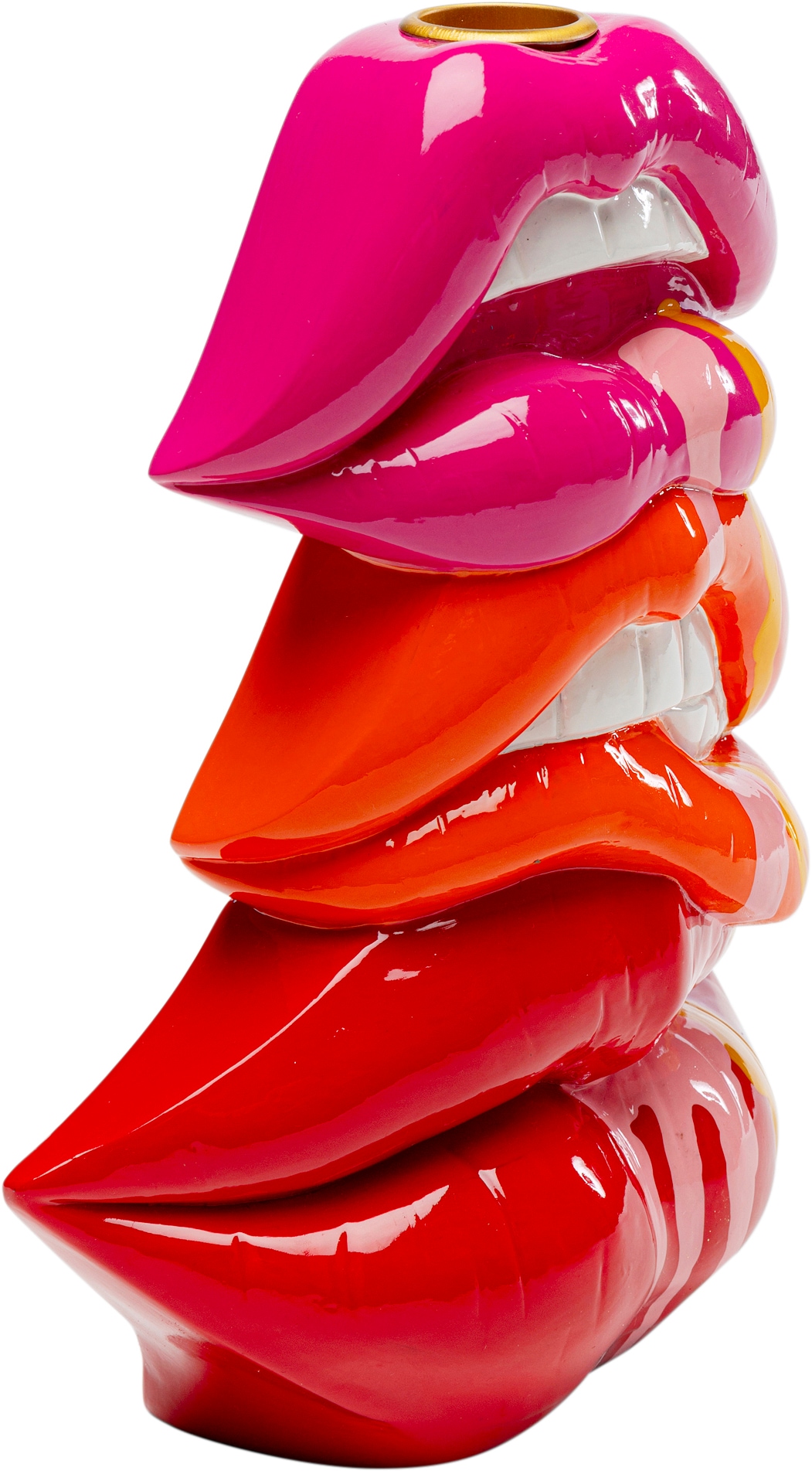 Kare Design Kerzenständer »Kerzenständer Lips 17cm«