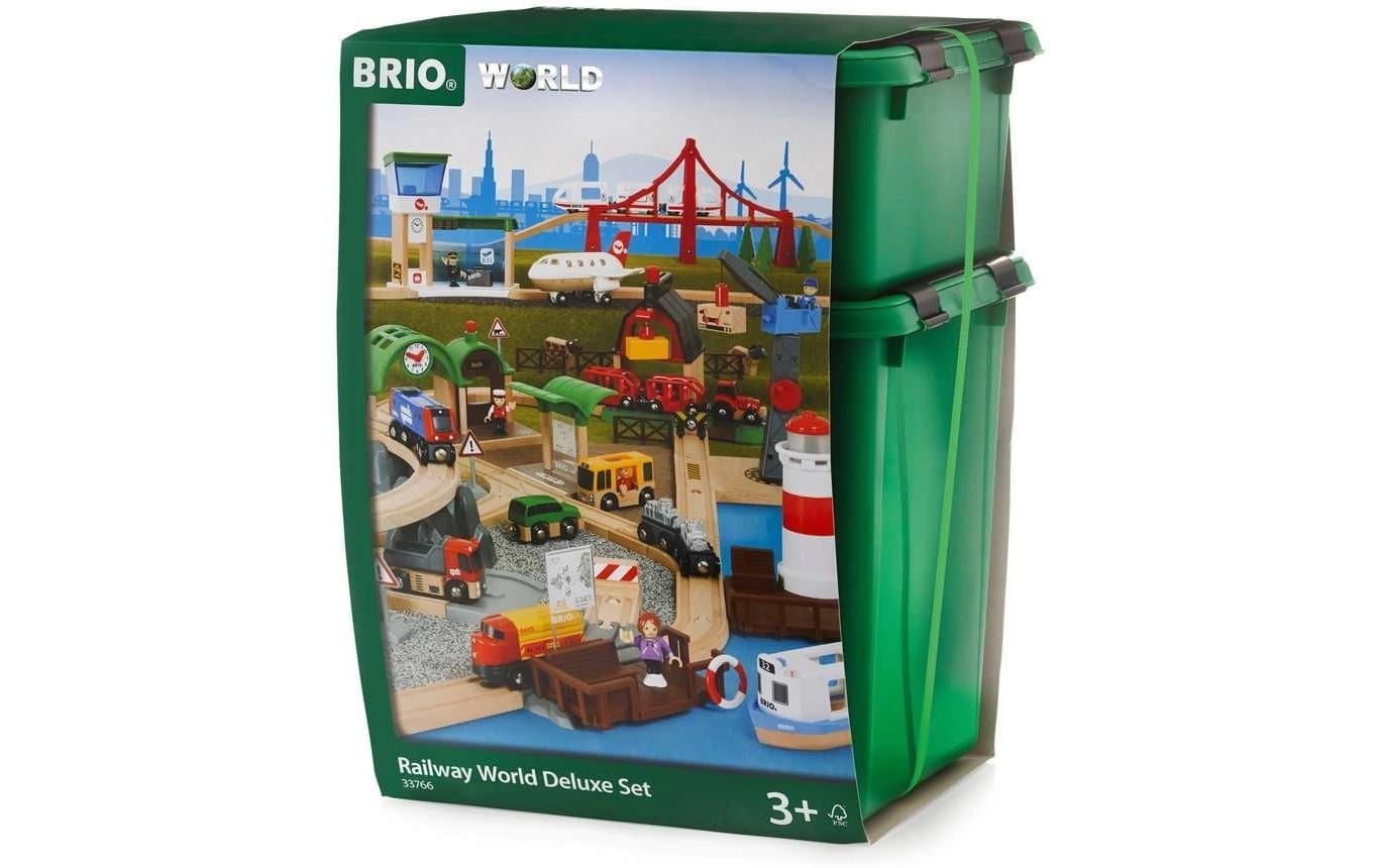 BRIO® Spielzeug-Eisenbahn »Grosses Premium Set Kunststoffbox«
