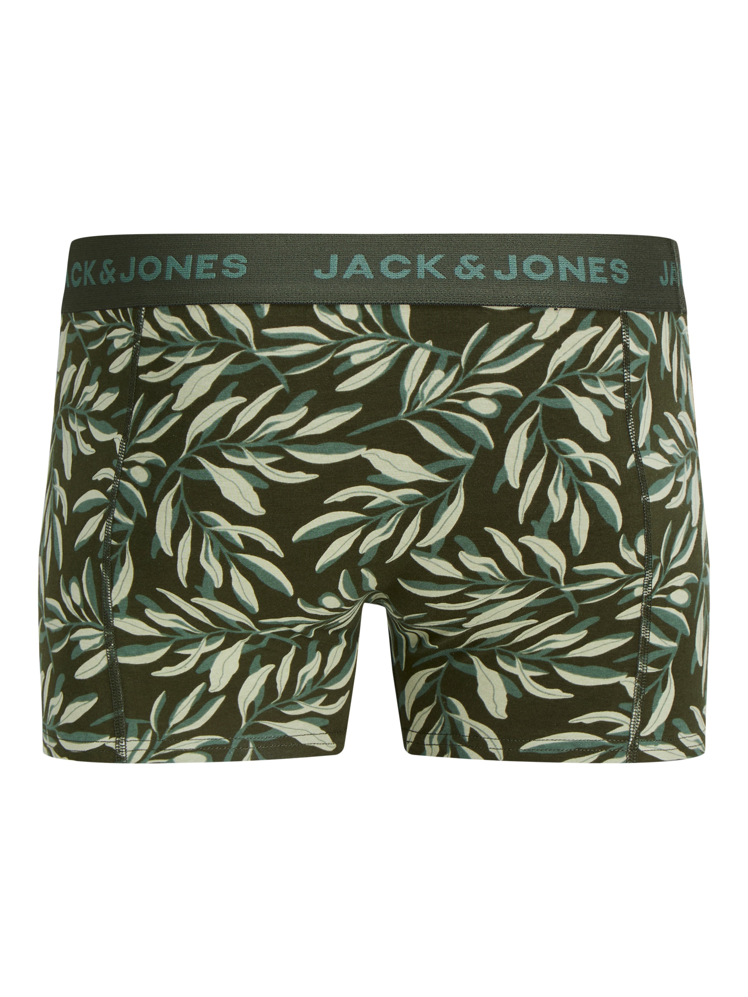 Jack & Jones Tronc »JACKIEN TRUNKS 3 PACK STYD« Paquet, 3 cuis mélange de coton, ceinture avec logo