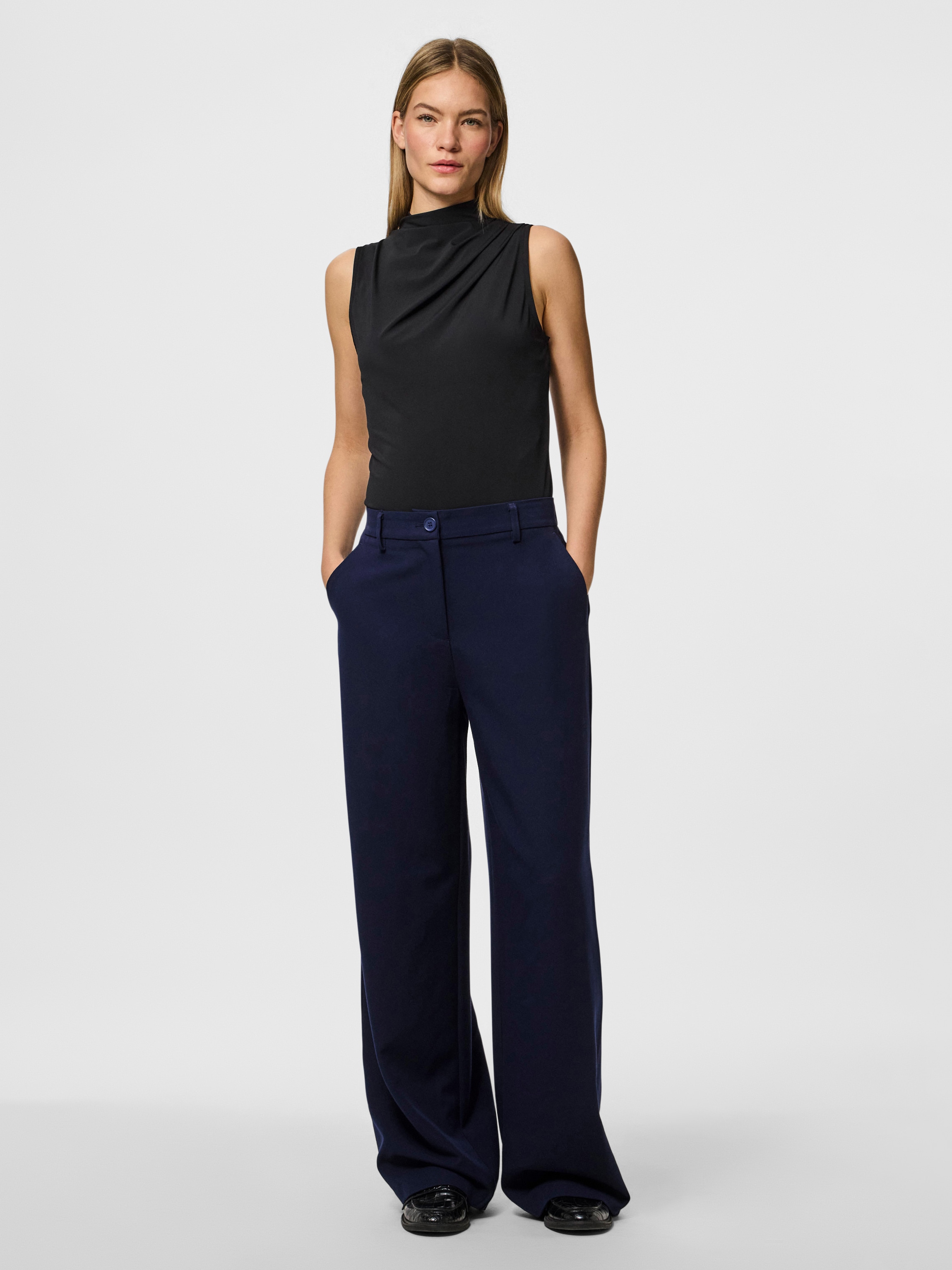 pieces Pantalon de costume »PCKAMIL HW WIDE PANT NOOS«