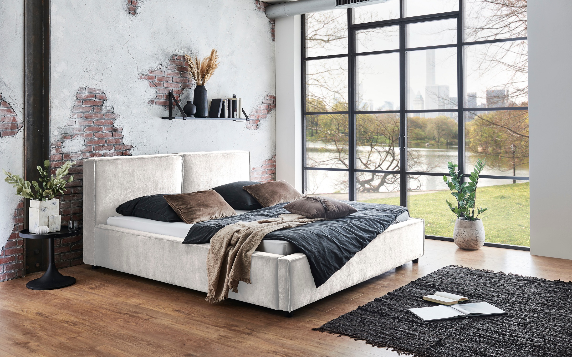 Image of Home affaire Polsterbett "Silverwood" in morderner Optik und hoher Belastbarkeit