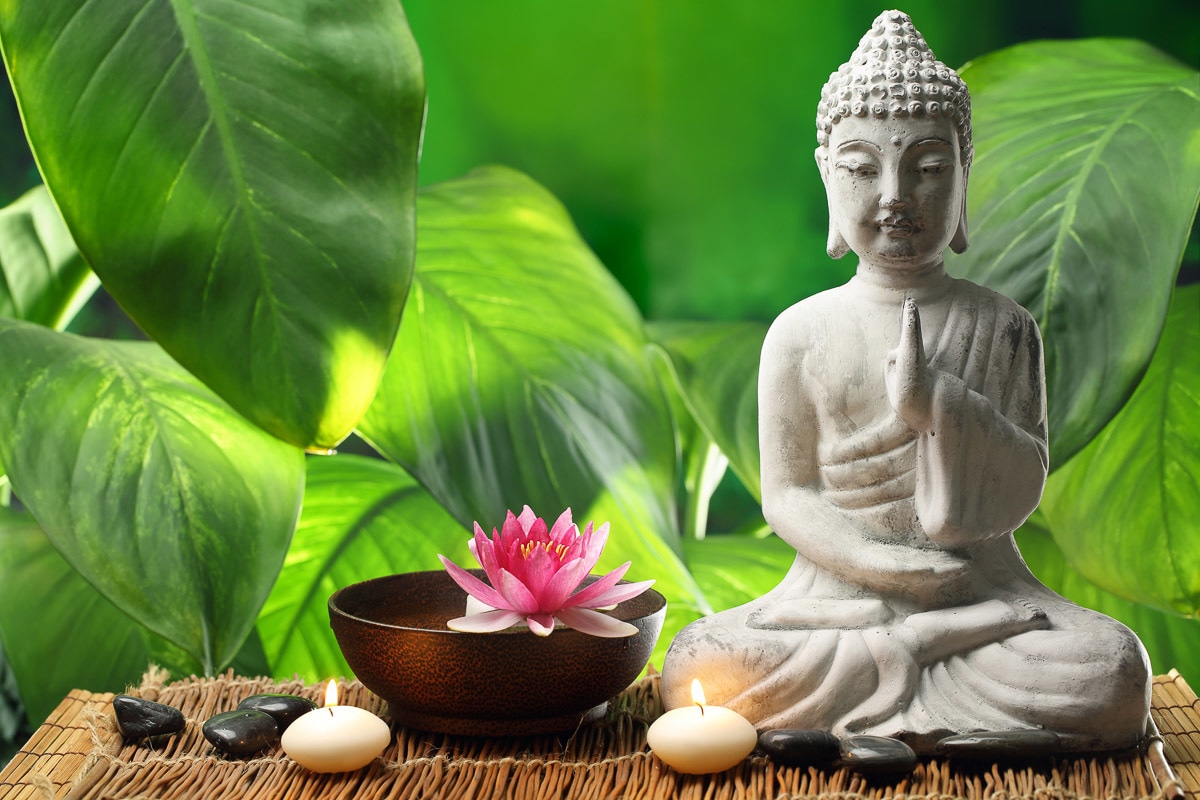 Image of Papermoon Fototapete "Buddha in der Meditation"