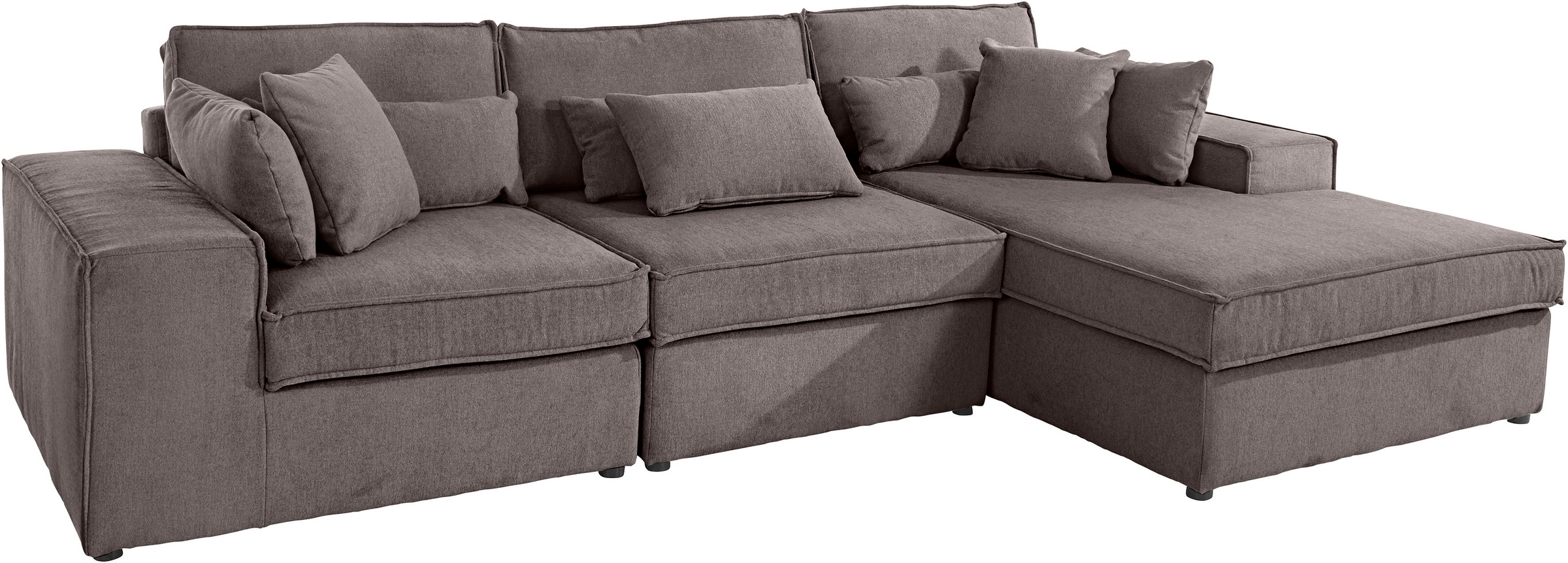 RAUM.ID Ecksofa »Florid L-Form«, 3 Teile, bestehend aus Modulen, viele Bezugsqualitäten, auch in Cord