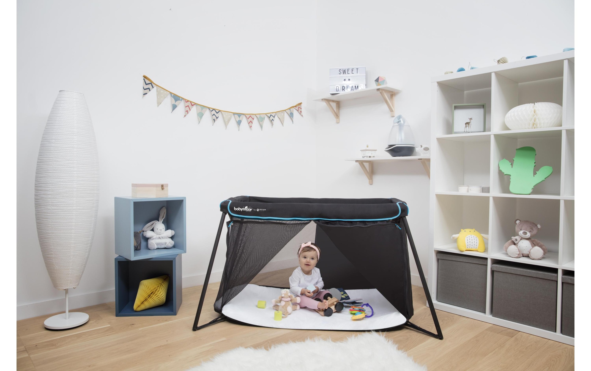 BABYMOOV Baby-Reisebett »Naos Schwarz«