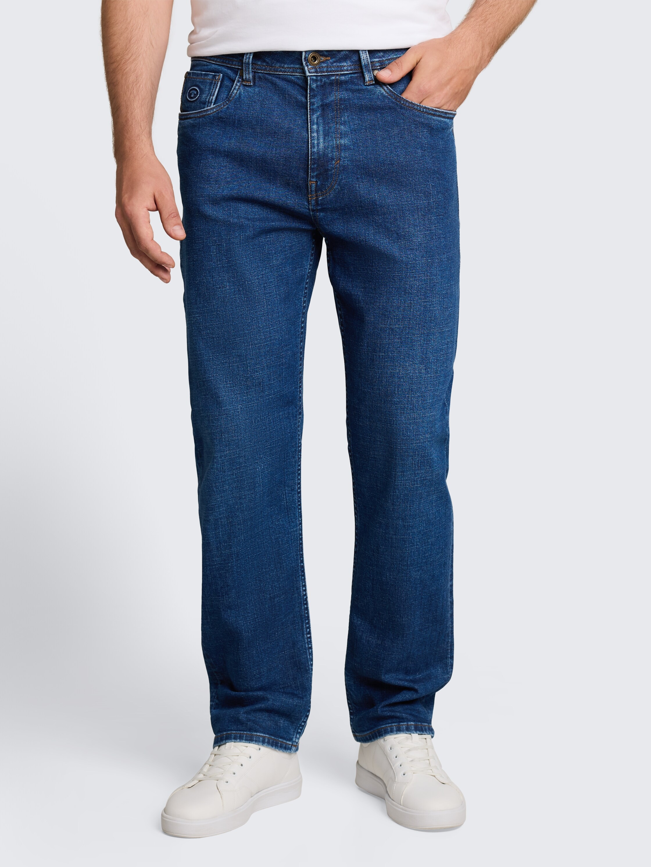 Image of TOM TAILOR 5-Pocket-Jeans im Relaxed Fit / mit Stretch