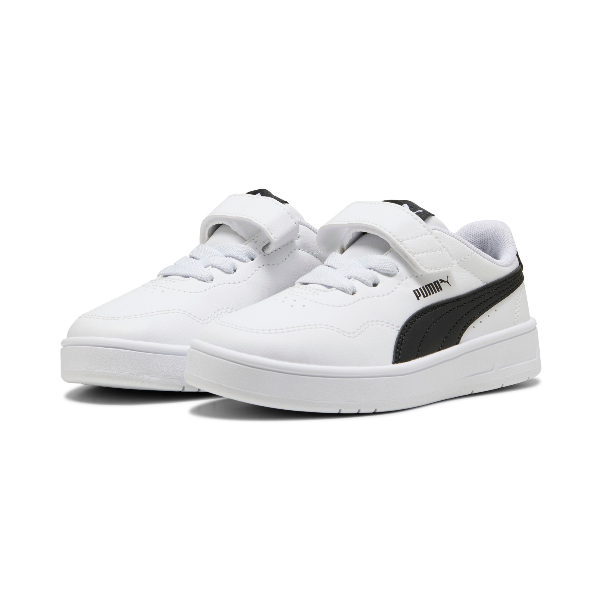 Image of PUMA Sneaker "COURT LALLY AC PS" mit Klettverschluss und elastischen Schnürsenkeln