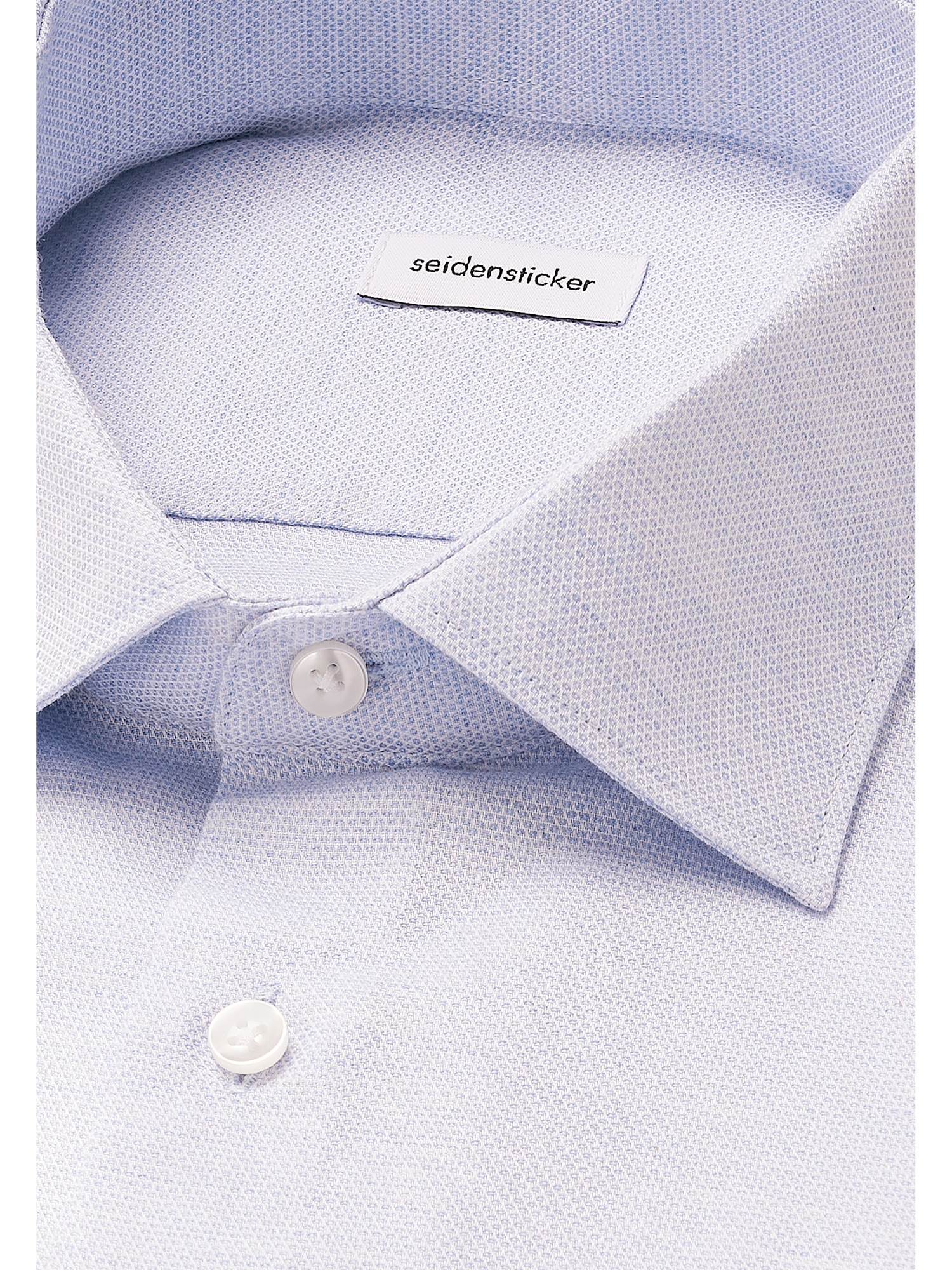 seidensticker Flanellhemd »Schwarze Rose« Slim 1/1 Kentkragen Struktur