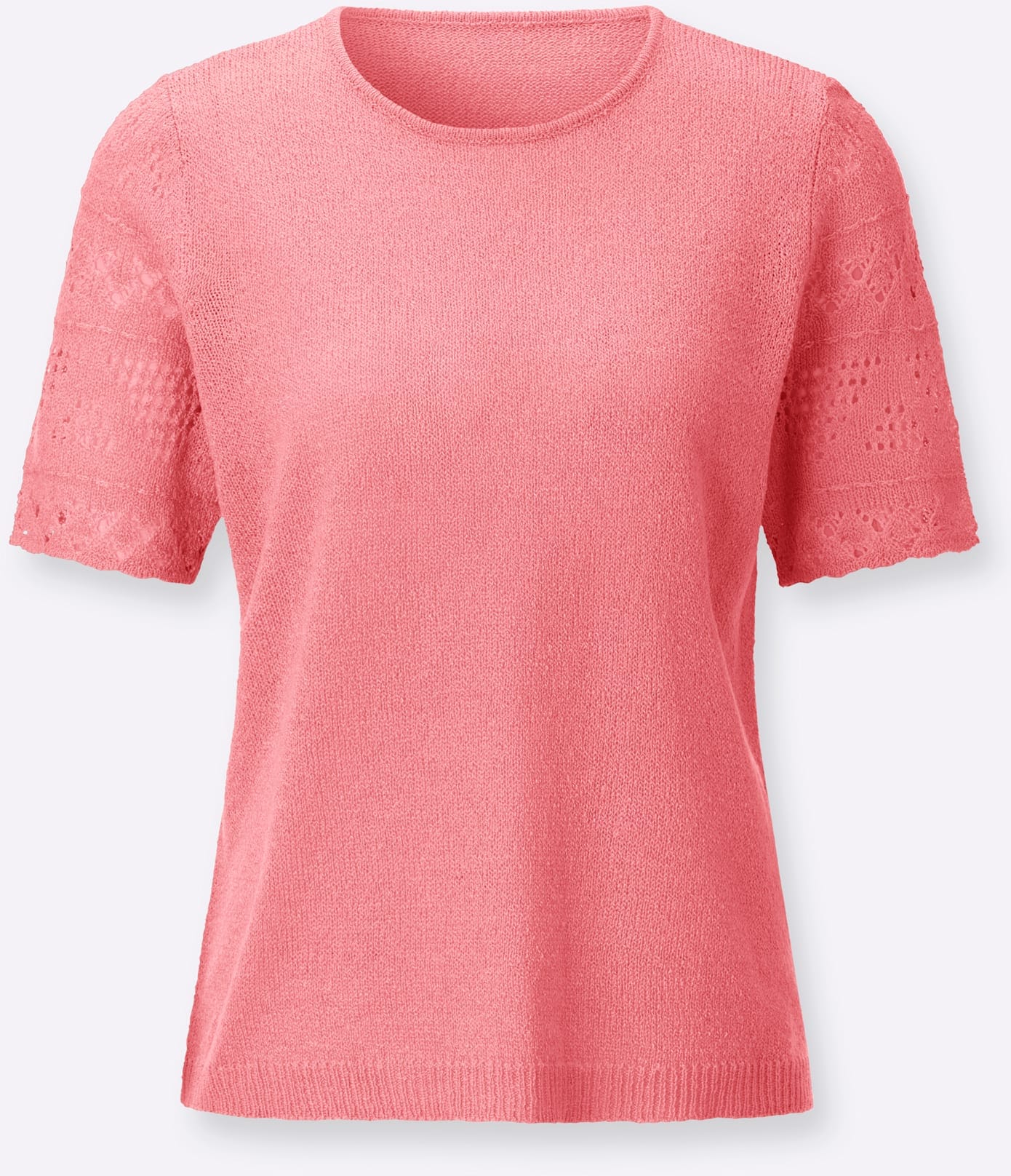 Classic Basics Pull à manches courtes »Bouclé-Pullover«