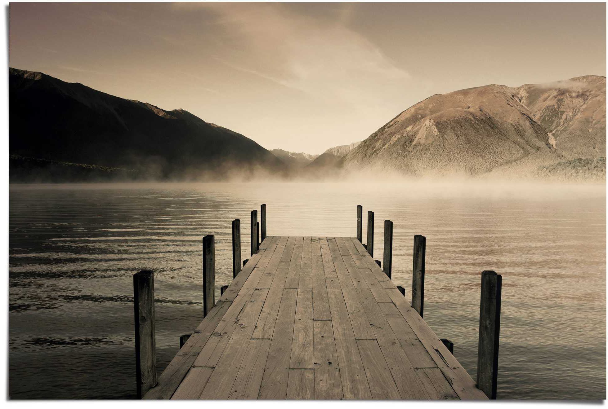 Image of Reinders Poster "Steg Rotoiti See" 1 Stk. tlg.