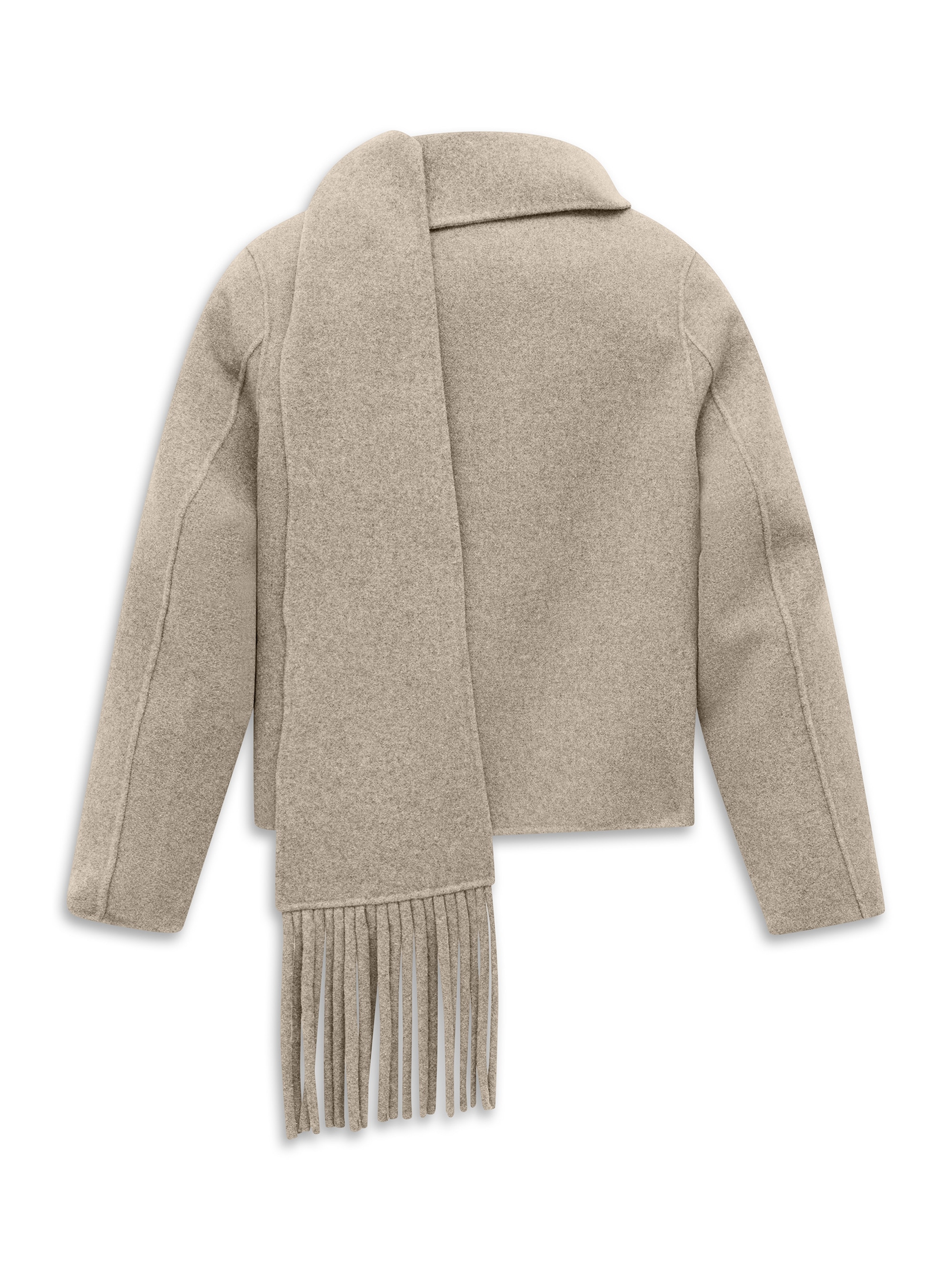 bugatti Veste courte »Regular Fit« sans capuche Écharpe assortie en mélange de laine double face incluse