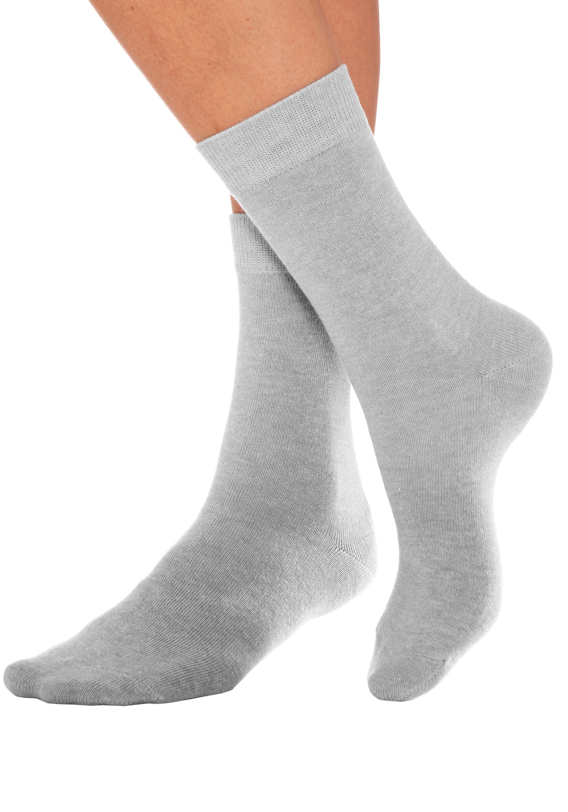 versandkostenfrei 7 mit Bündchen druckfreiem Basicsocken, Paar), (Set, Lavana auf