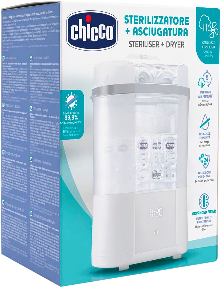 Chicco Dampfsterilisator »Modularer Sterlisator mit Trocknungsfunkion« mit Trocknungsfunktion