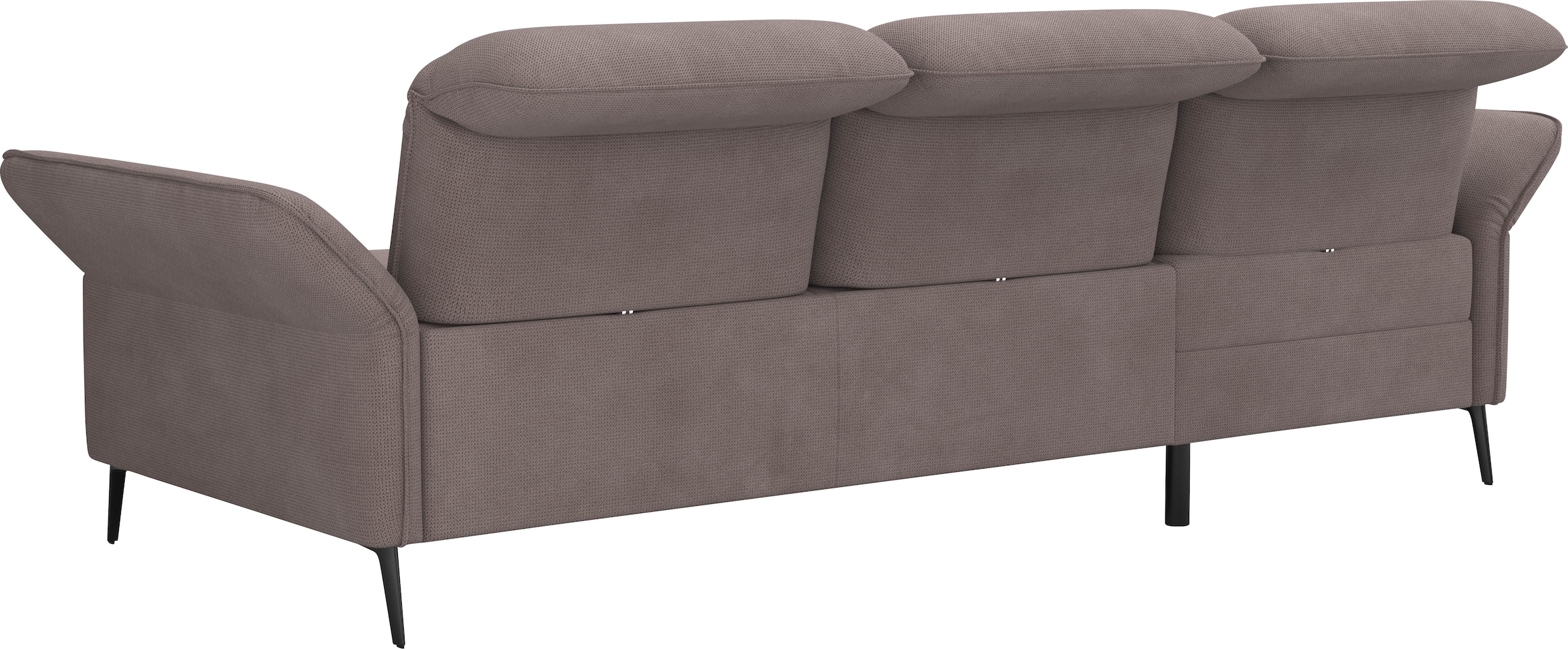 sit&more Ecksofa »Emely, inkl. Sitztiefenverstellung«, wahlweise mit Bettfunktion,Bettkasten,Kopf- & Armteilverstellung