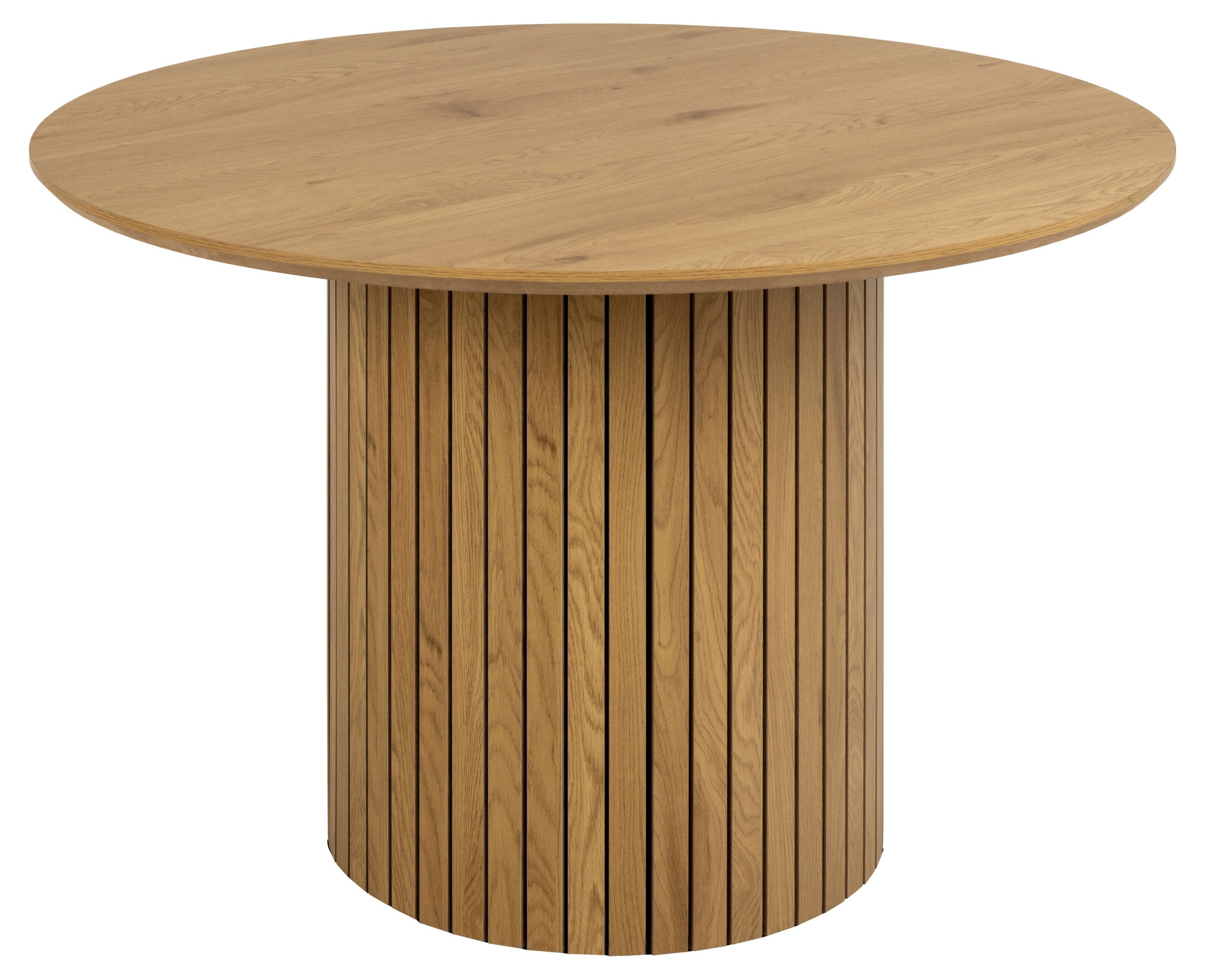 ACTONA GROUP Esstisch »Yale« Tisch, Esstisch, OTTOs Choice,  Esszimmertisch, Wildeichenoptik, Lamellenfuss, braun, rund, Ø: 120 cm