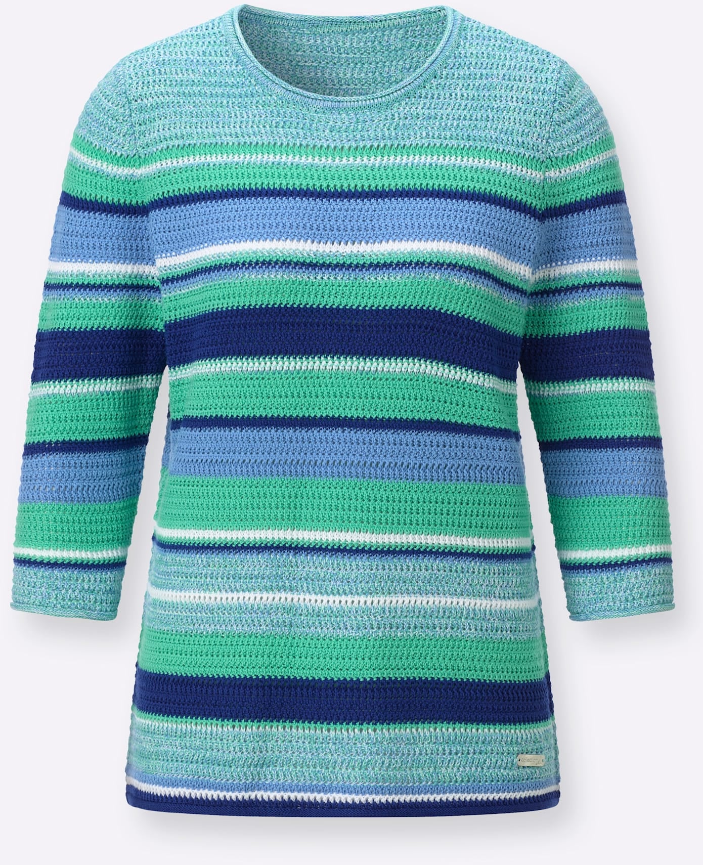 Casual Looks 3/4 Arm-Pullover »Rundhals-Pullover«
