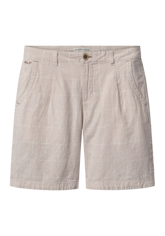 Leinenhose »Colours&Sons Shorts Linen Blend Check«