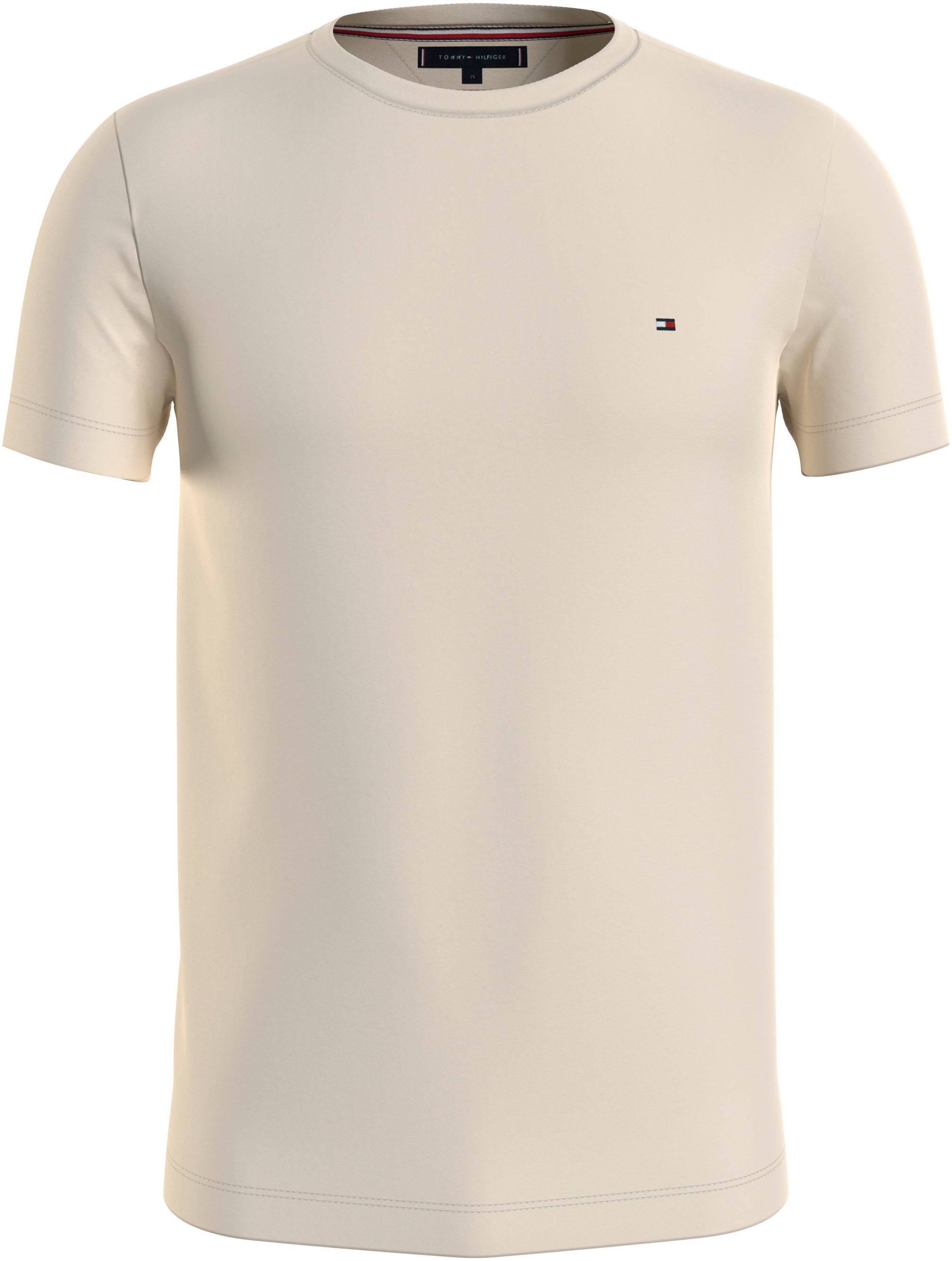 Tommy Hilfiger T-Shirt »STRETCH SLIM FIT TEE«, mit Rundhalsausschnitt