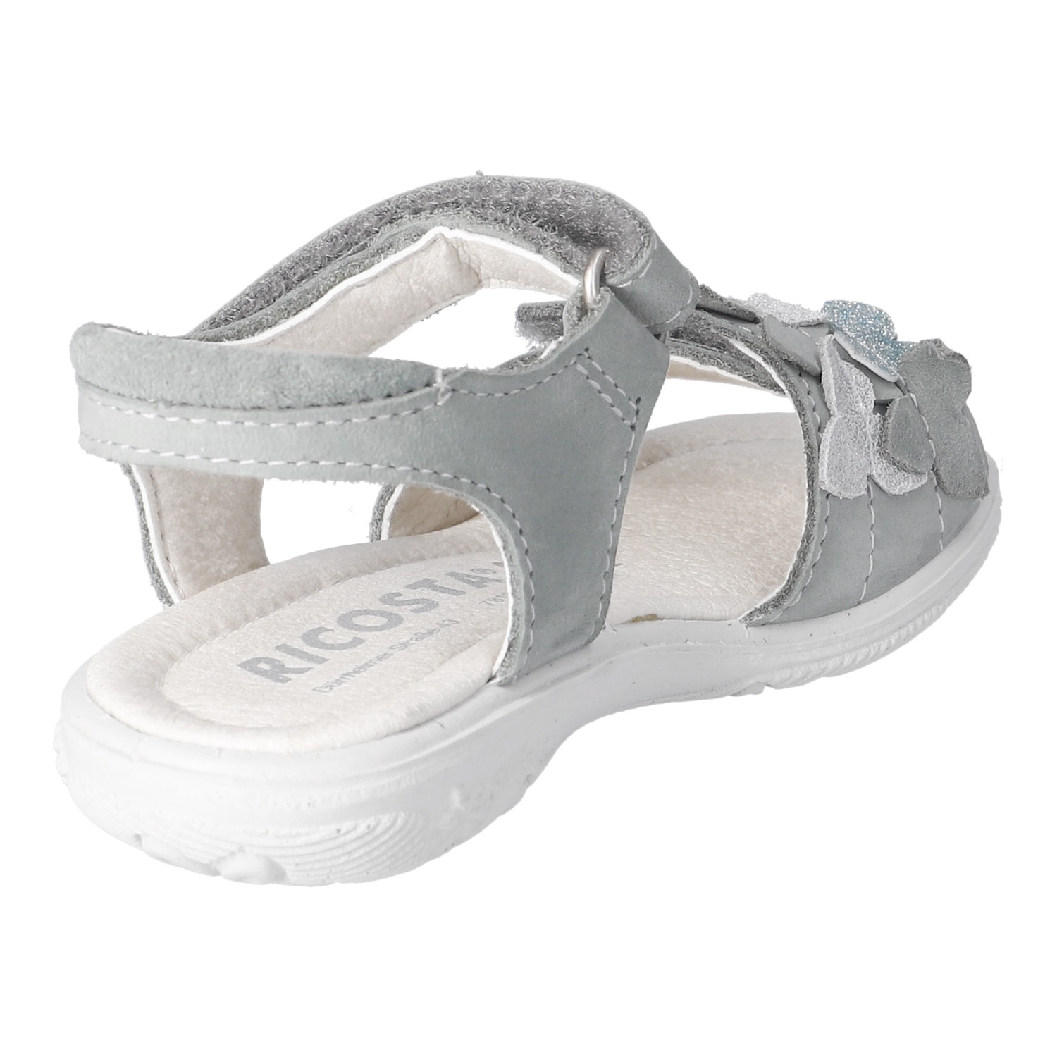 Ricosta Sandale »Mirella«  Chaussure à scratch avec décoration, gabarit de taille à télécharger