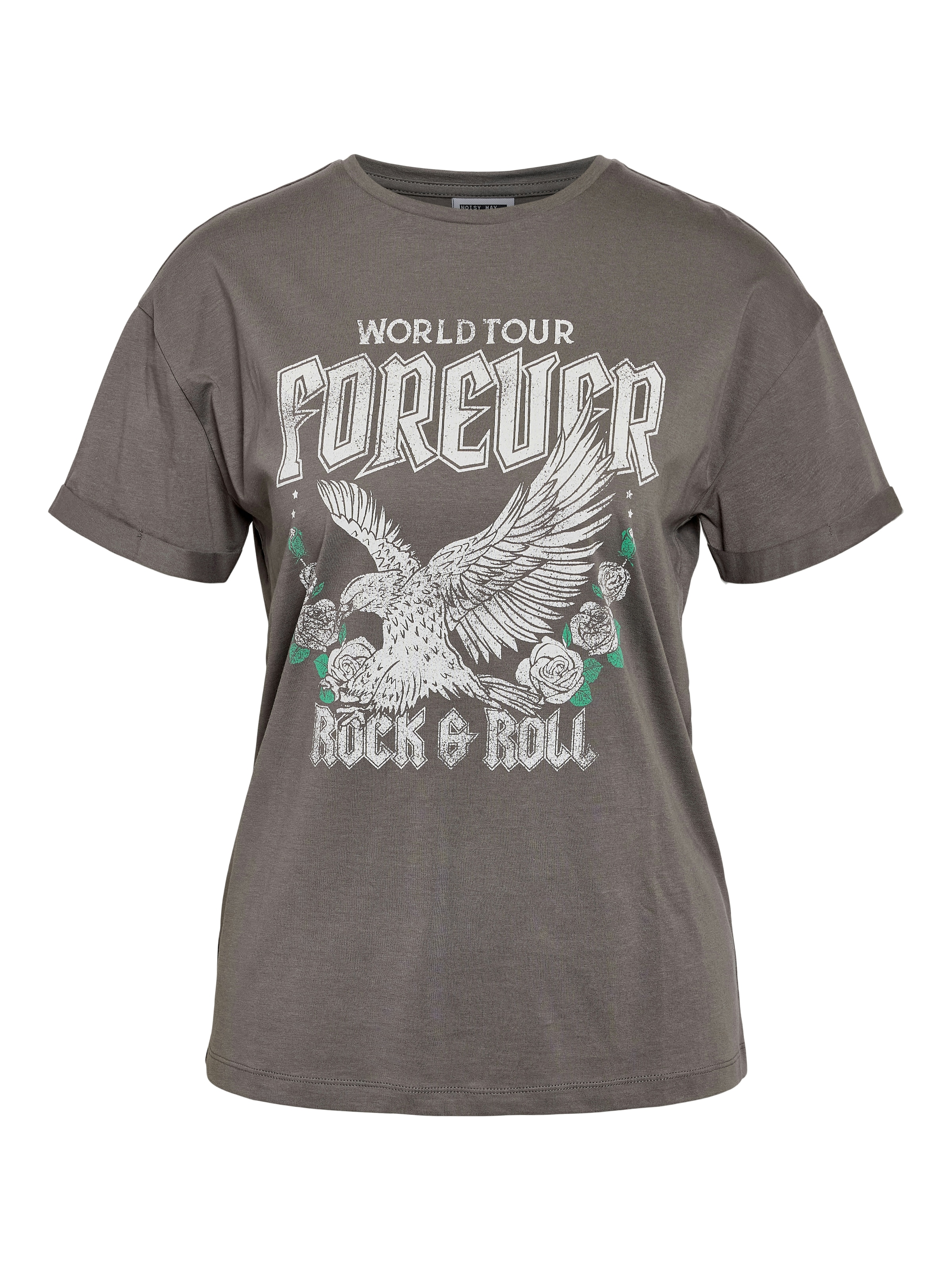 Noisy may Kurzarmshirt »NMBRANDY FRONTPRINT S/S TOP JRS NOOS«