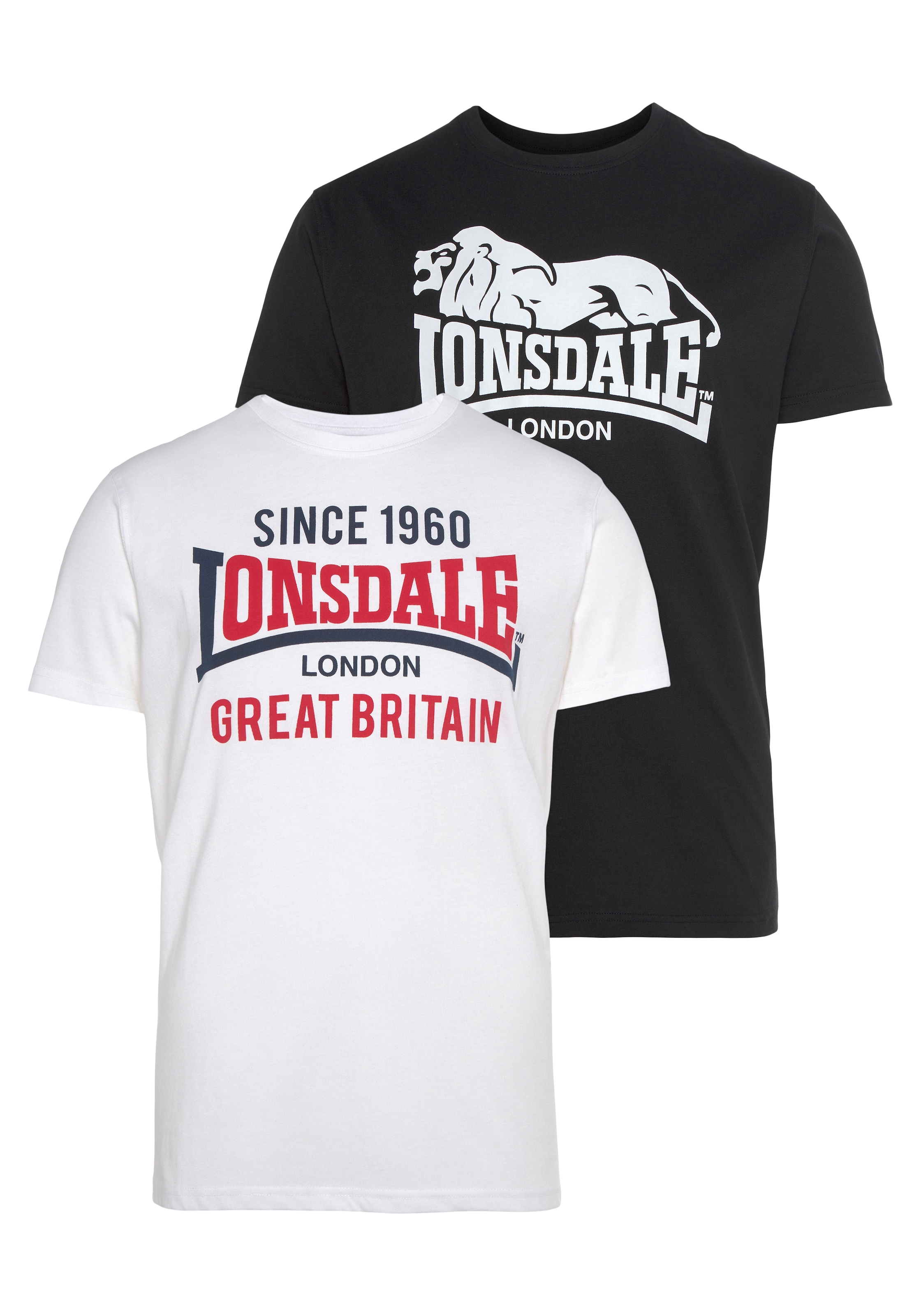 Image of Lonsdale T-Shirt "COLLESSIE" Packung, 2 Stk. Doppelpack