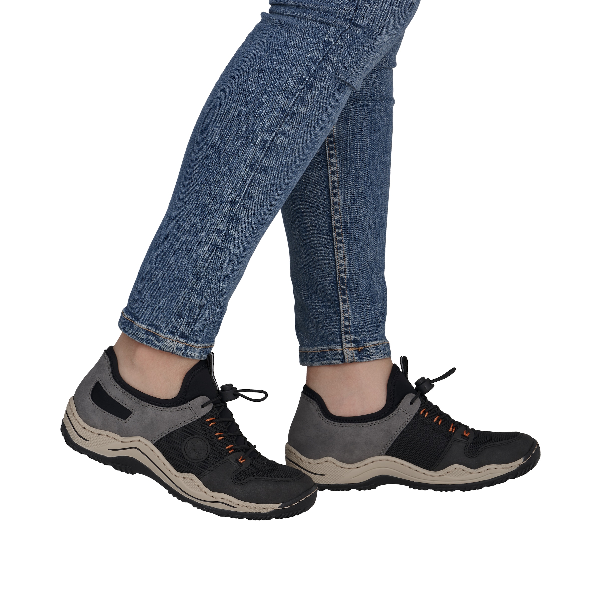 Rieker Baskets slip-on  Mocassin, chaussure à enfiler, sneaker de loisirs avec fermeture rapide
