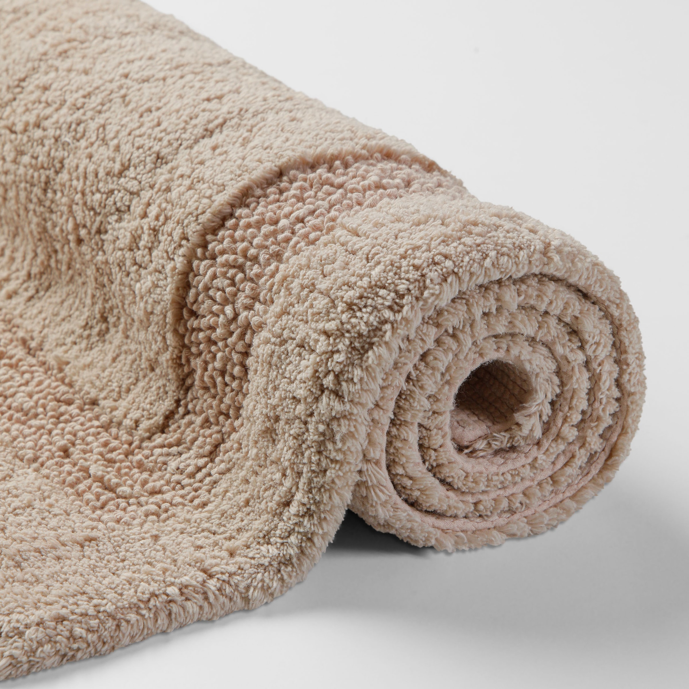 GOODproduct Badematte »Meellor« Höhe 20 mm Badteppich, getuftet, modern, Uni, antirutsch, flauschig, Baumwolle