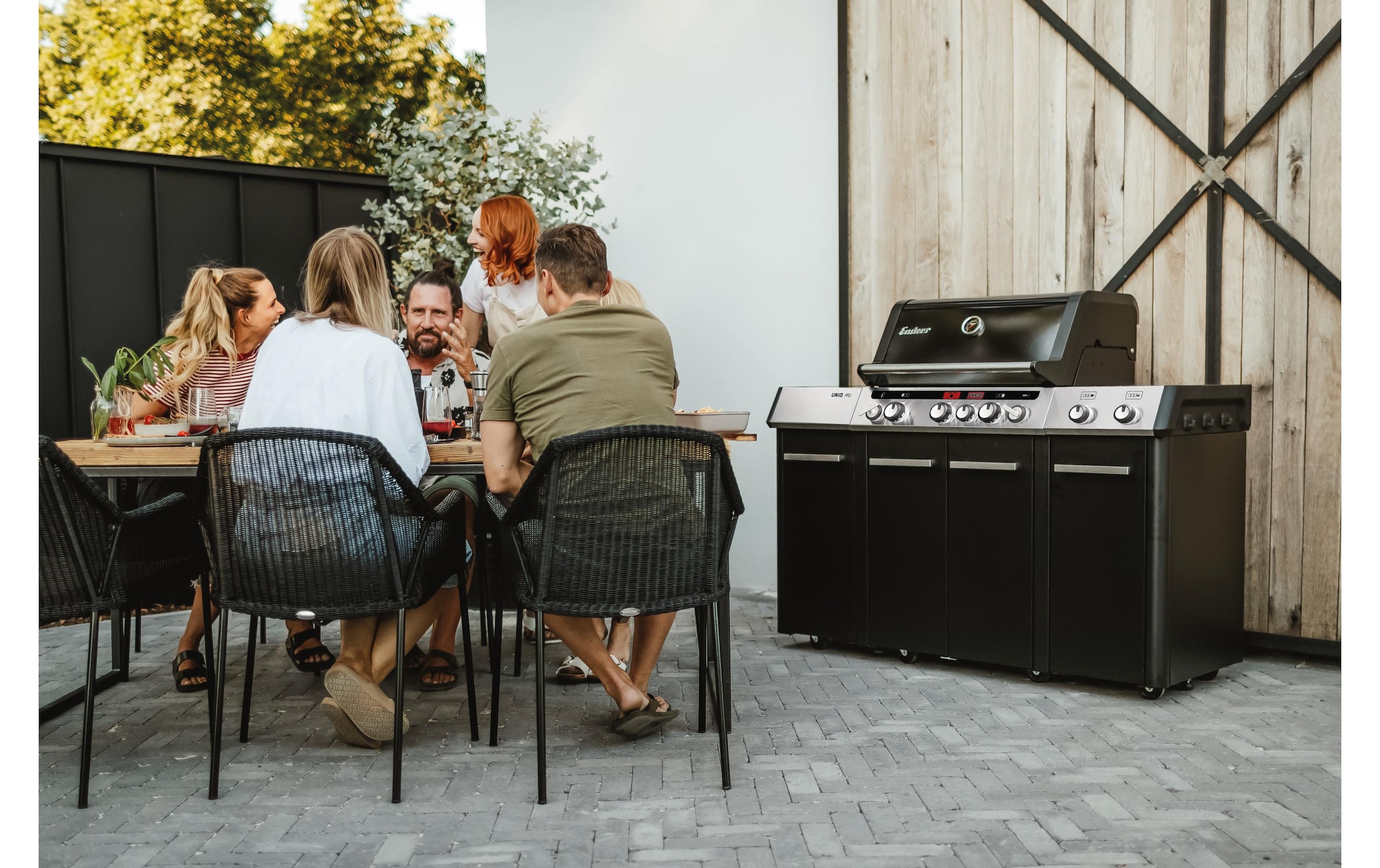 Enders® Barbecue à gaz »Uniq Pro 3 IK Kitchen Cruster«
