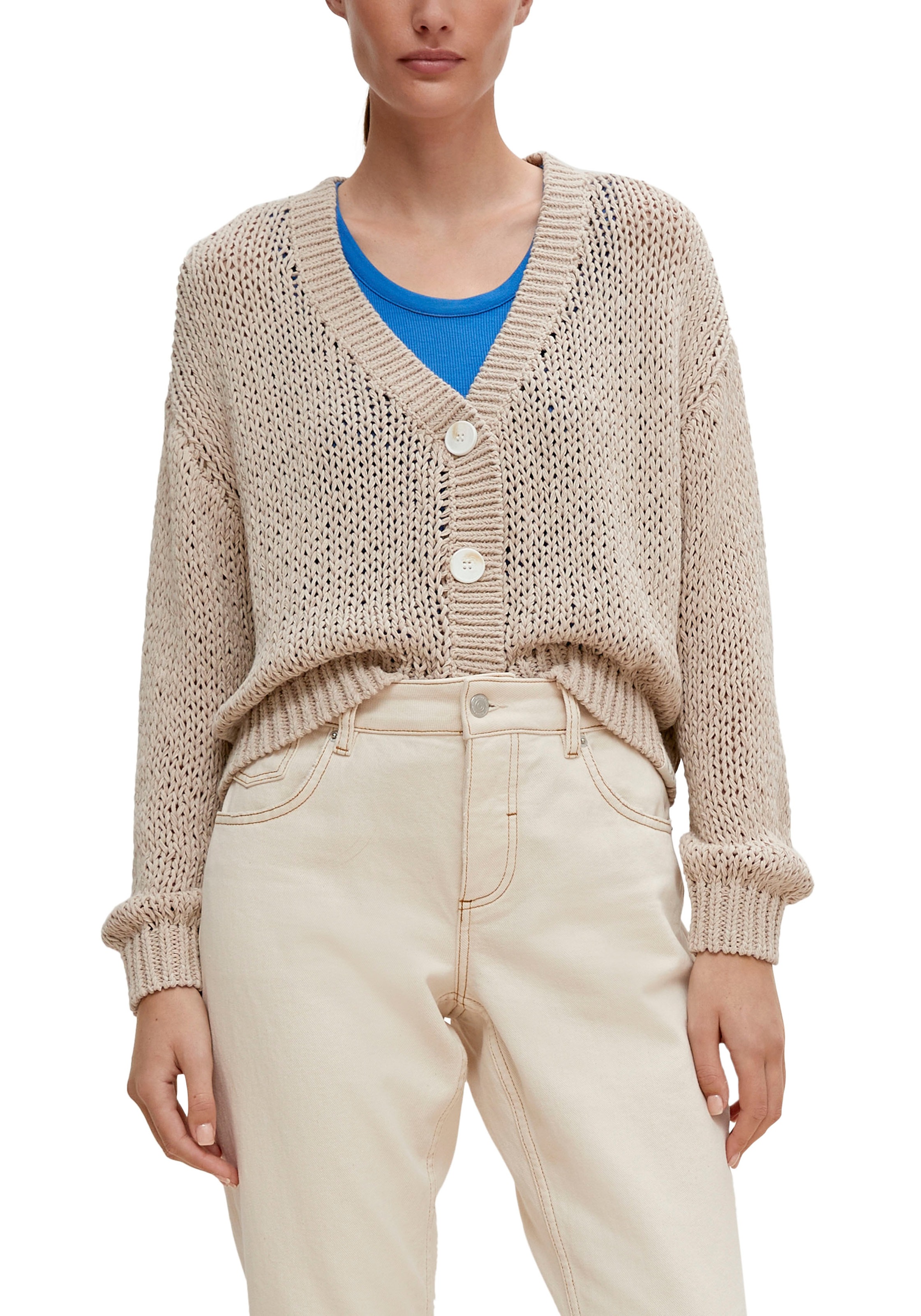 Image of Comma Strickjacke, aus Sommerstrick bei Ackermann Versand Schweiz