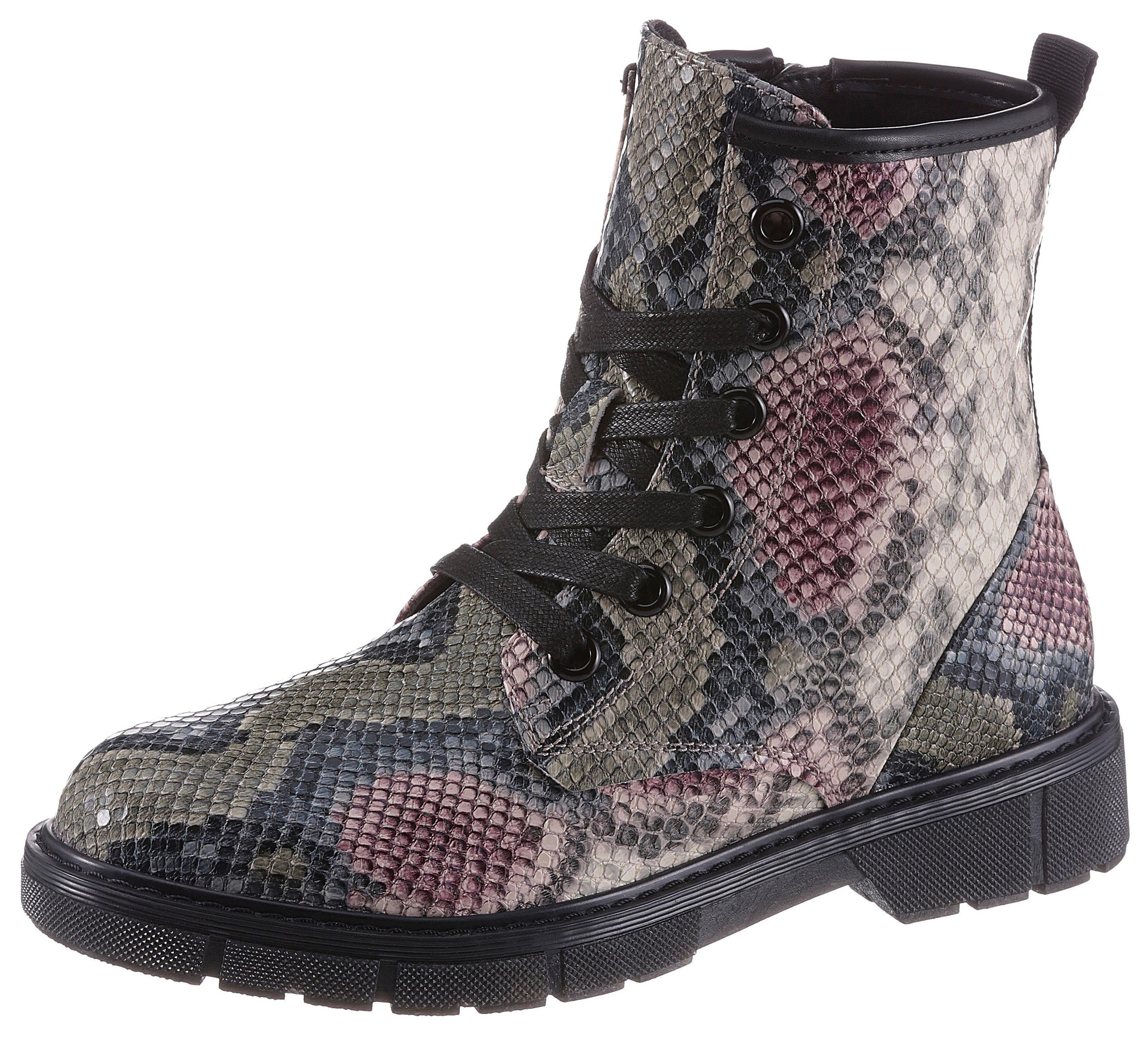 Image of Marco Tozzi Schnürboots »Badie-1«, in angesagter Reptilienoptik bei Ackermann Versand Schweiz