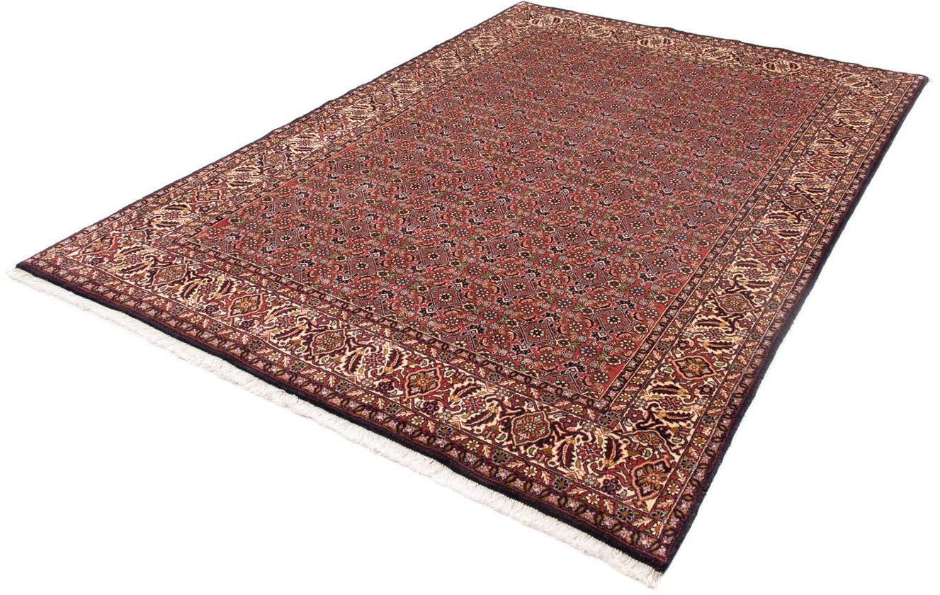 Image of morgenland Orientteppich »Perser - Bidjar - 251 x 172 cm - hellrot«, rechteckig, 15 mm Höhe, Wohnzimmer, Handgeknüpft, Einzelstück mit Zertifikat bei Ackermann Versand Schweiz