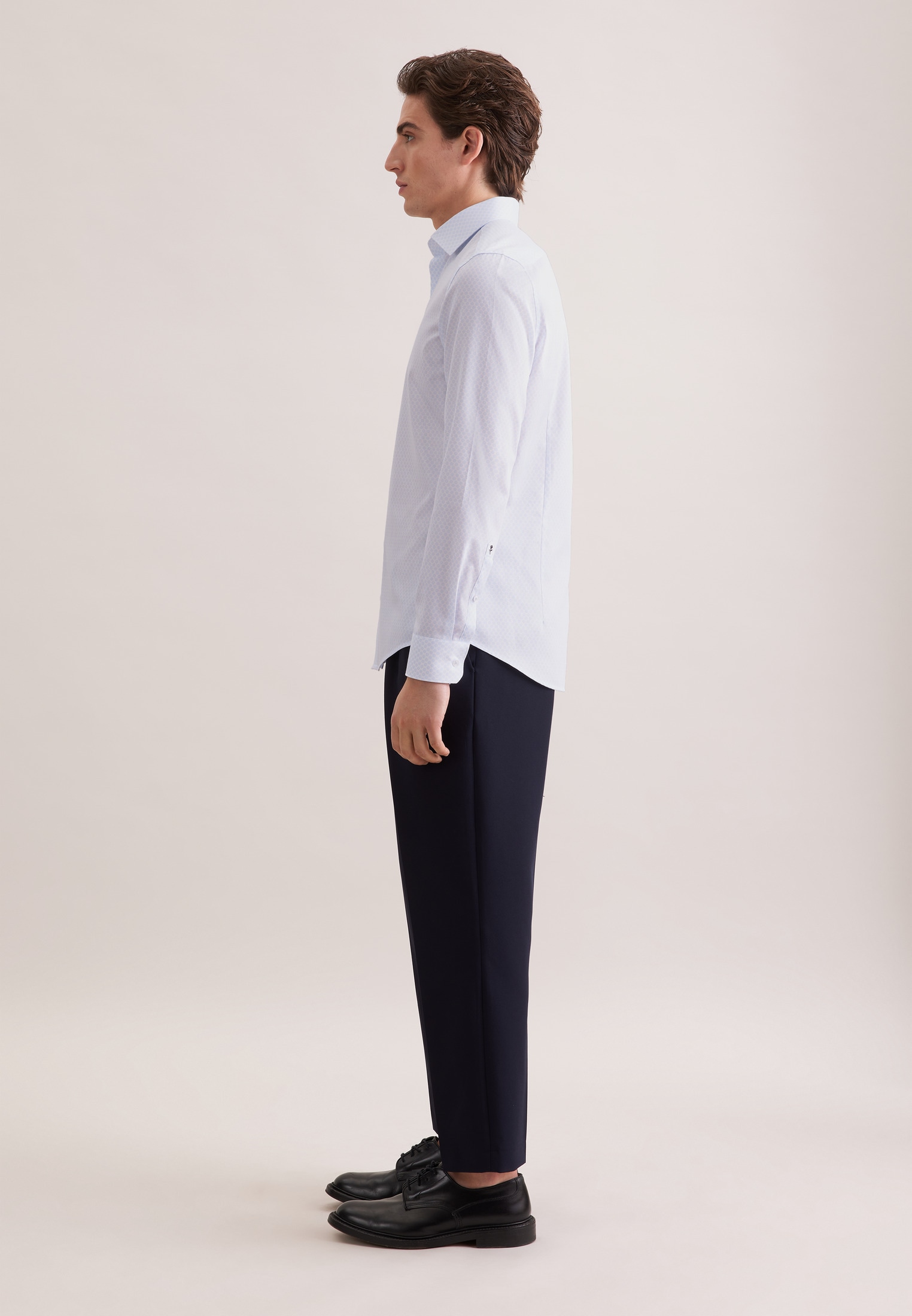 seidensticker Businesshemd »Schwarze Rose« Shaped 1/1 Kentkragen Druck