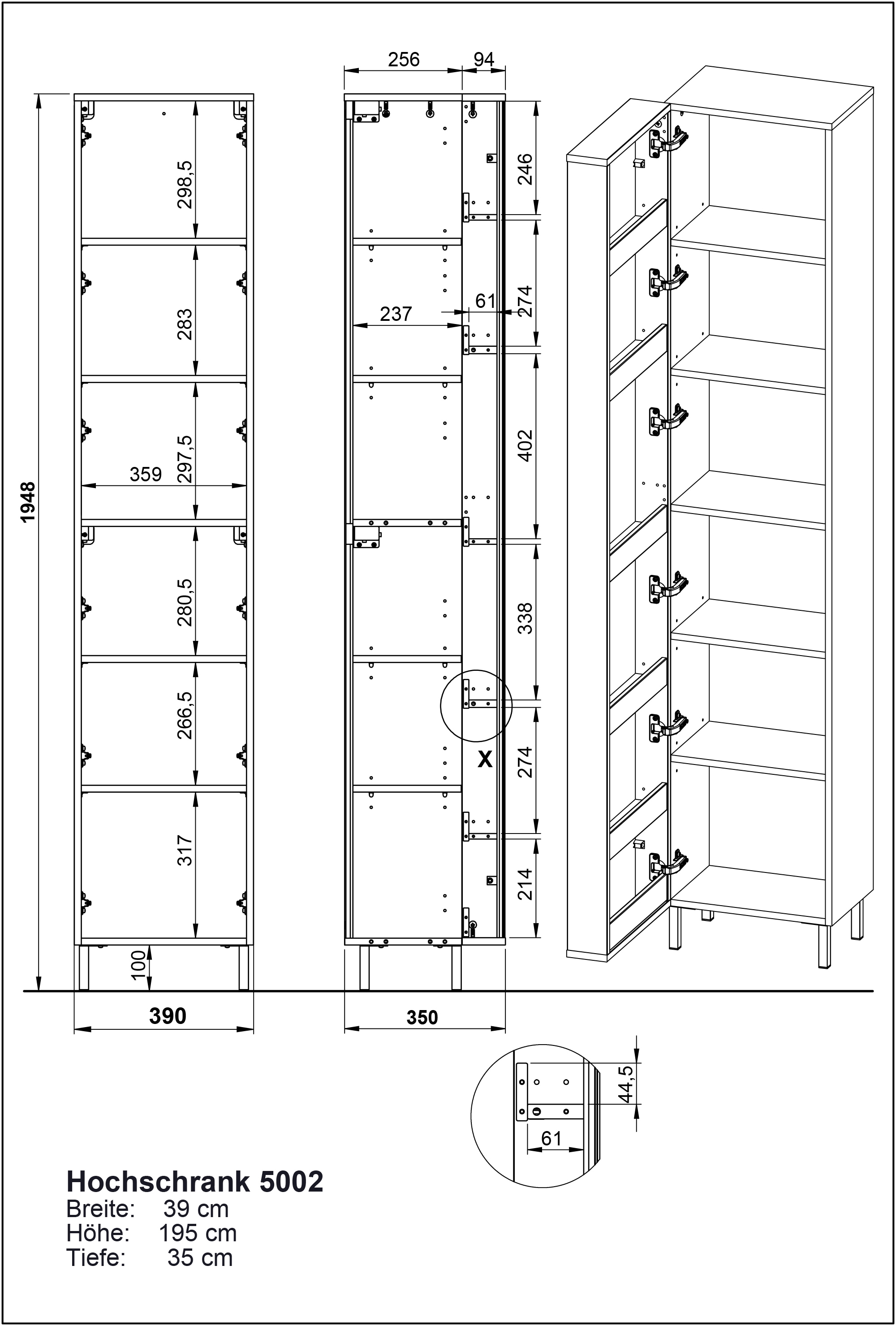 GERMANIA Badmöbel-Set »GW-Topeka« 4 Stk. tlg.