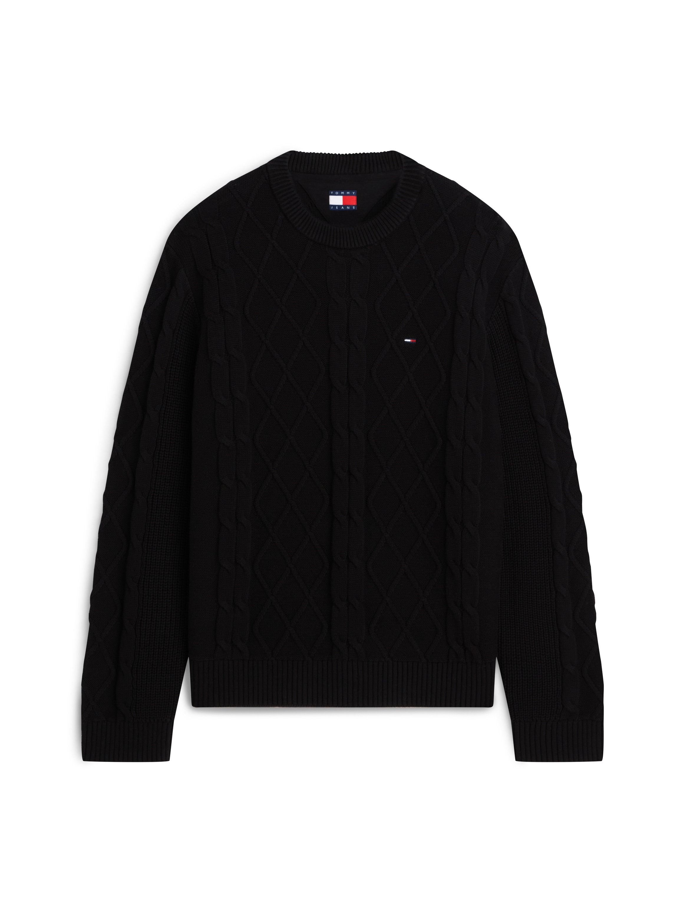 Tommy Jeans Pull à col rond »TJM REG CABLE KNIT SWEATER«