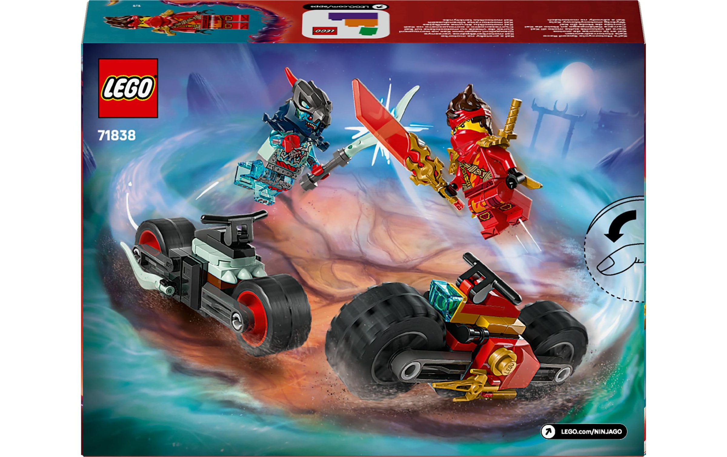 LEGO® Spielbausteine »DreamZzz Kais Motorradrennen 71838«, (79 St.)