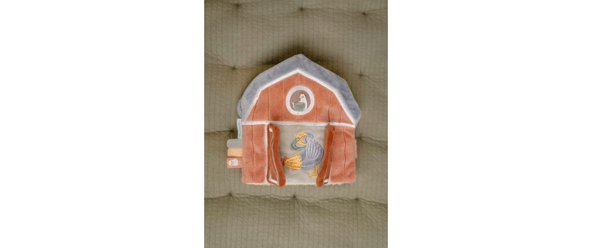 LITTLE DUTCH Stoffbuch »mit Aktivitäten Little Farm« Sensorisches Stoffbuch mit Bauernhof-Motiven