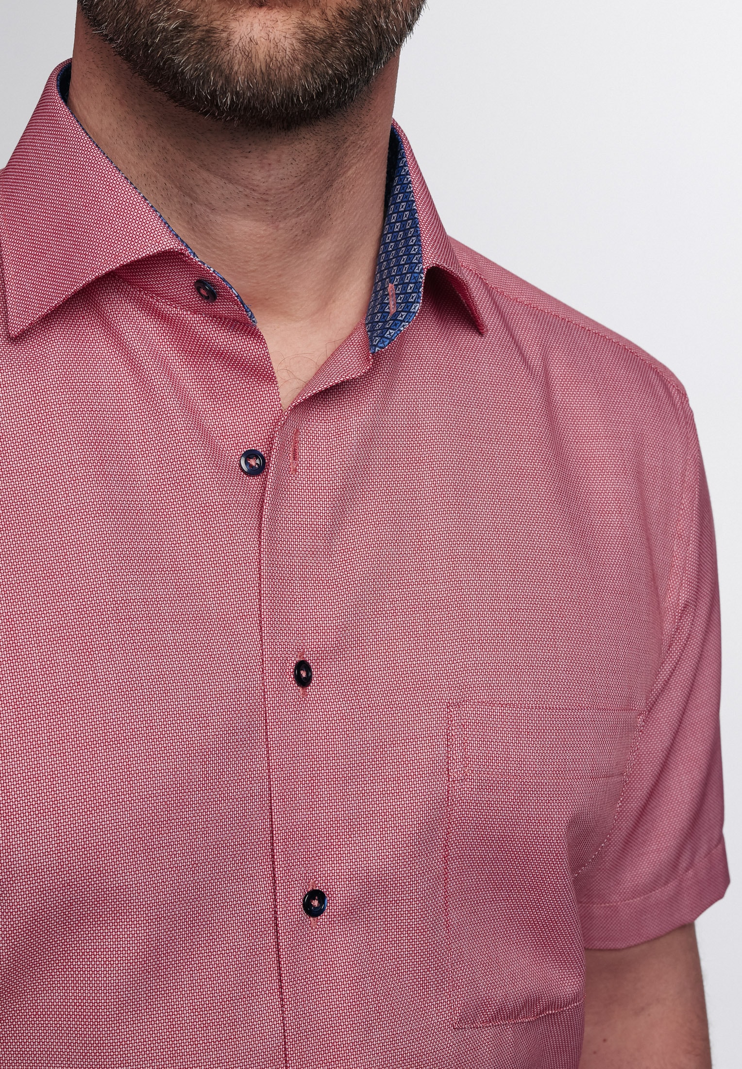 Eterna Chemise à manches courtes »MODERN FIT« NON IRON (bügelfrei)