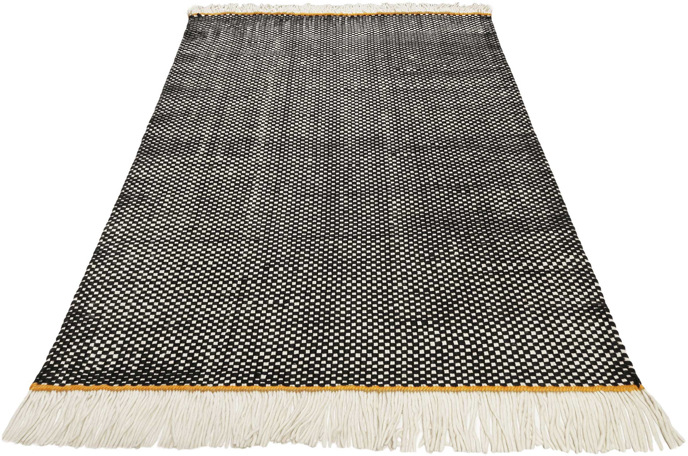 Image of Esprit Wollteppich »Casa ESP 2208«, rechteckig, 18 mm Höhe, Naturfaserteppich mit Fransen, Wohnzimmer bei Ackermann Versand Schweiz