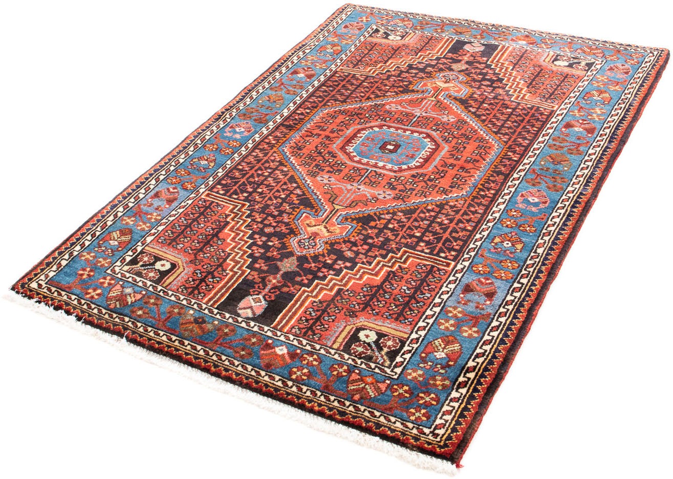 Image of morgenland Orientteppich »Perser - Nomadic - 163 x 110 cm - rot«, rechteckig, 10 mm Höhe, Wohnzimmer, Handgeknüpft, Einzelstück mit Zertifikat bei Ackermann Versand Schweiz