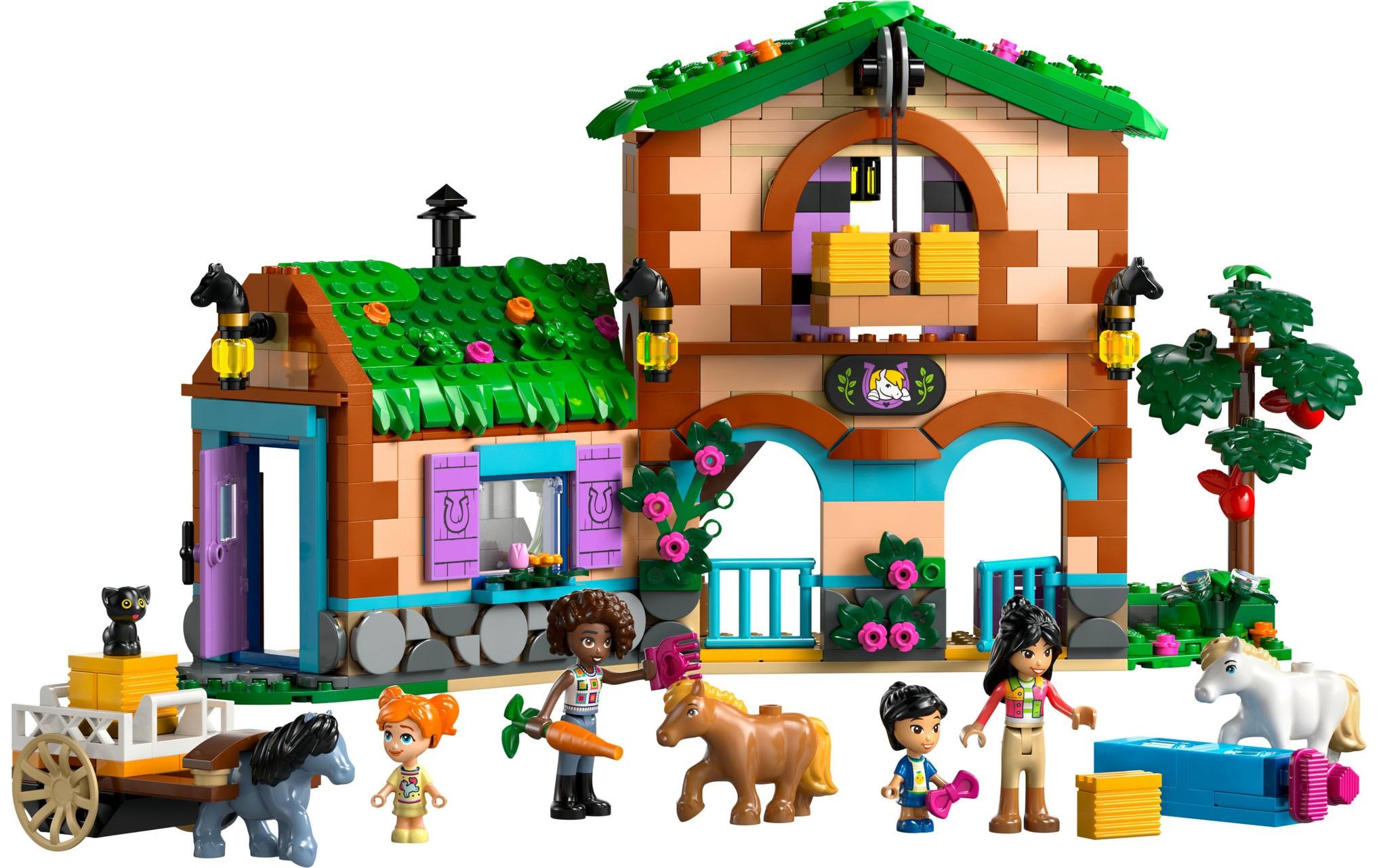 LEGO® Spielbausteine »Friends Ponyhof & Stall 42654«, (727 St.)