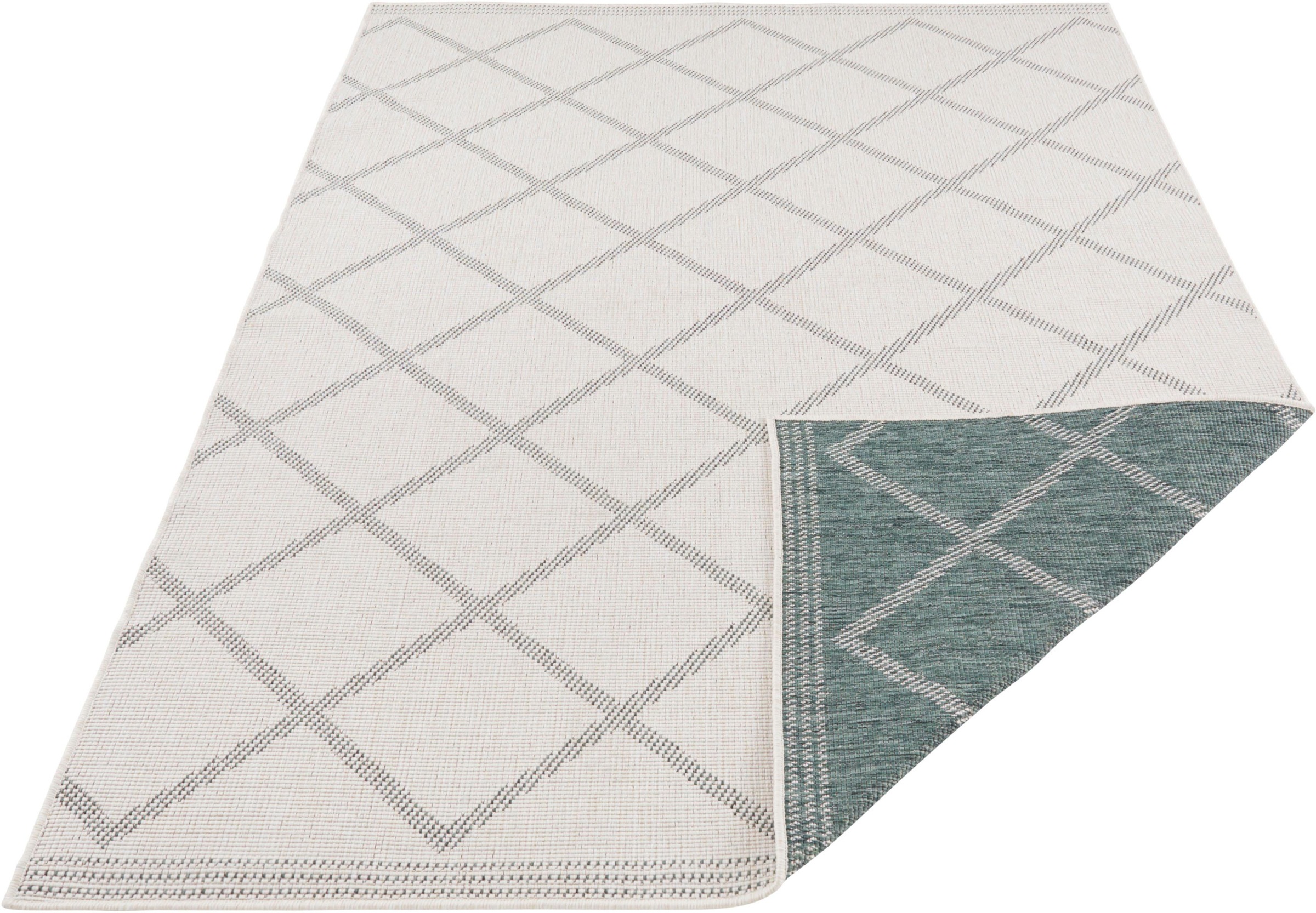 Image of NORTHRUGS Teppich »Corsica«, rechteckig, 5 mm Höhe, In- und Outdoor geeignet, Wendbar, Wohnzimmer bei Ackermann Versand Schweiz