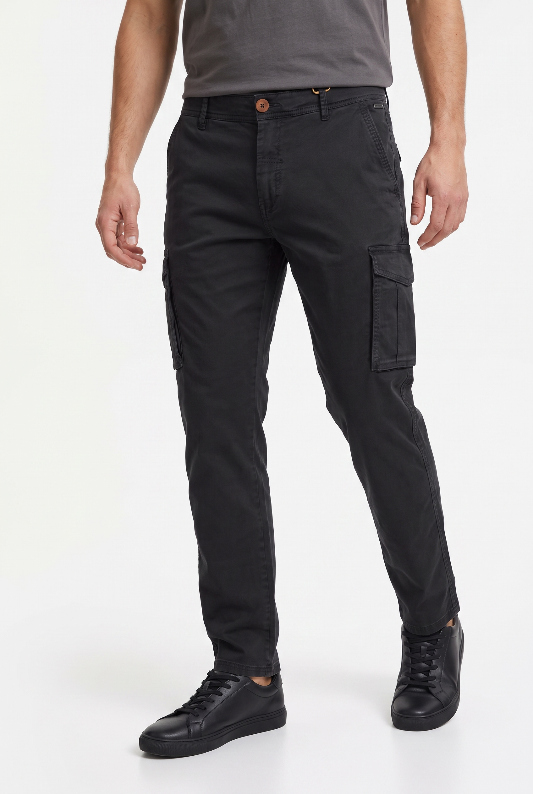 Blend Pantalon cargo »BHMORGAN-Cargopant«  en mélange de coton avec élasthanne, Straight Fit, longueur cheville