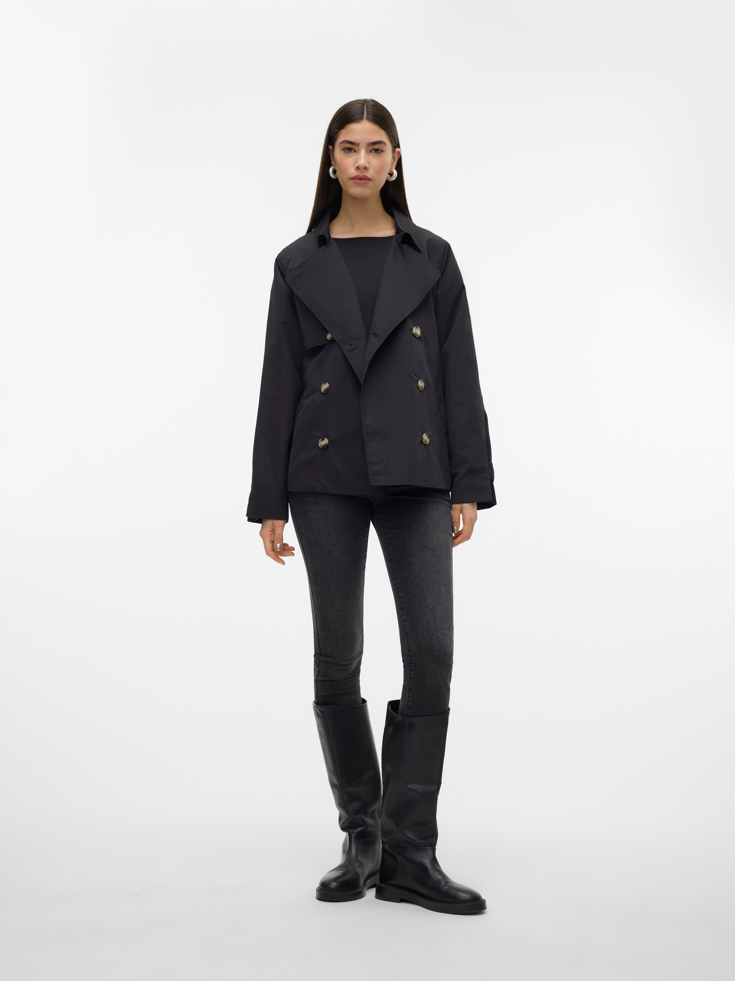 Vero Moda Kurzjacke »VMZOA TRENCHCOAT NOOS«, ohne Kapuze