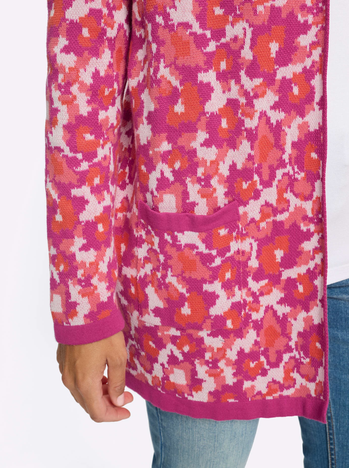 Inspirationen Jacquardstrickjacke