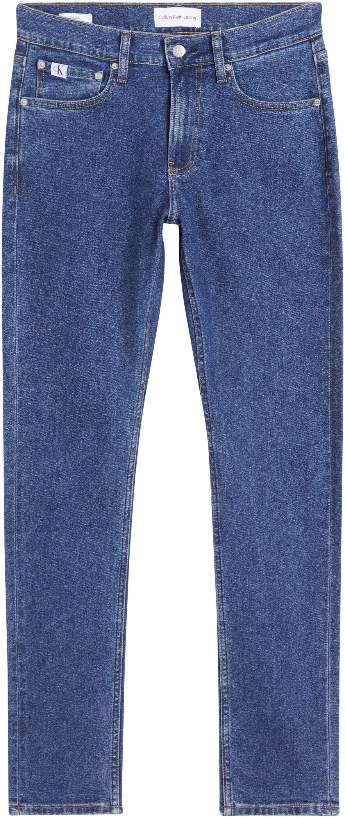 Calvin Klein Jeans Tapered-fit-Jeans »SLIM TAPER«, mit Leder-Badge