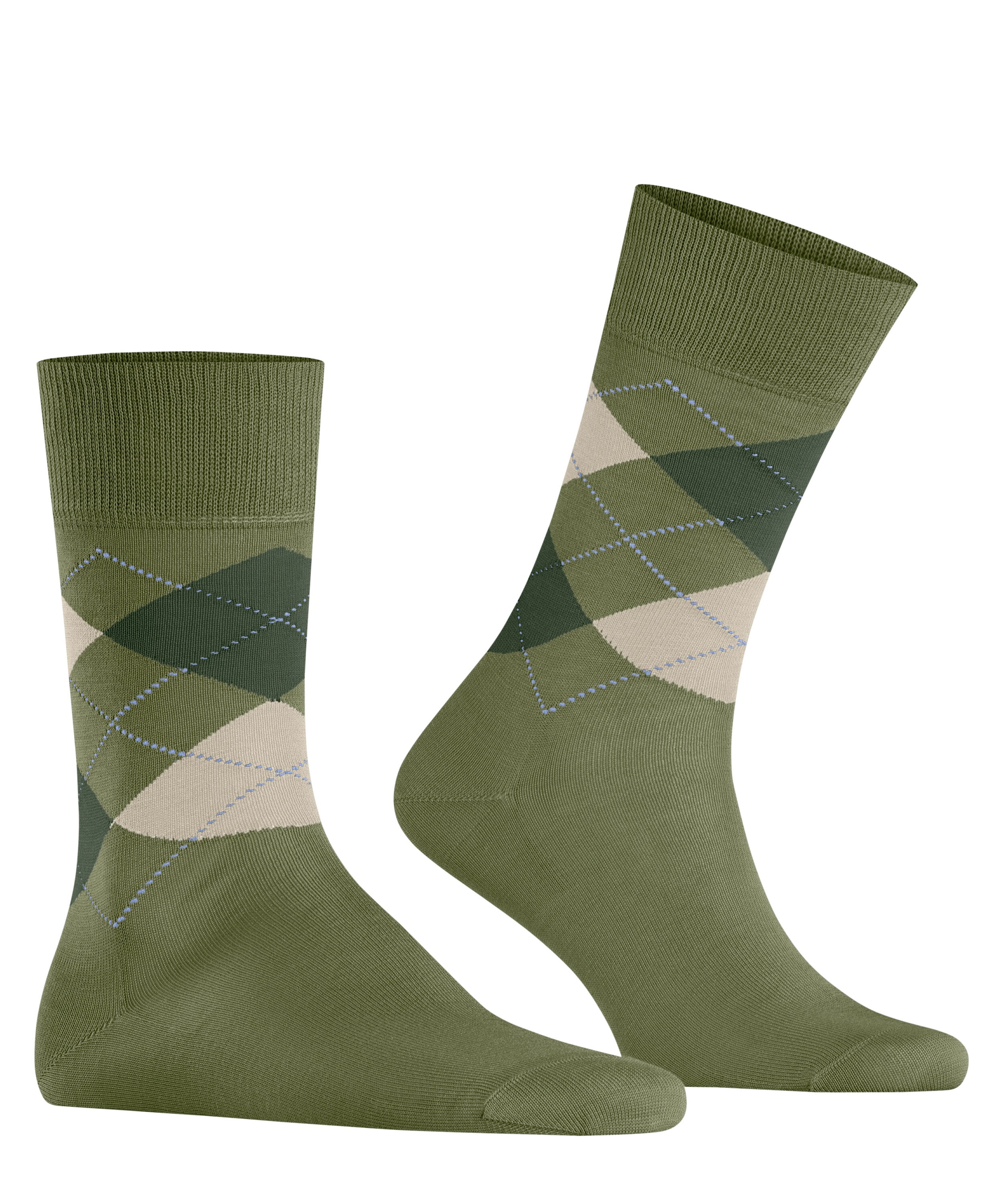 Burlington Chaussettes »Manchester« taille unique 40-46, motif argyle, clip Burlington