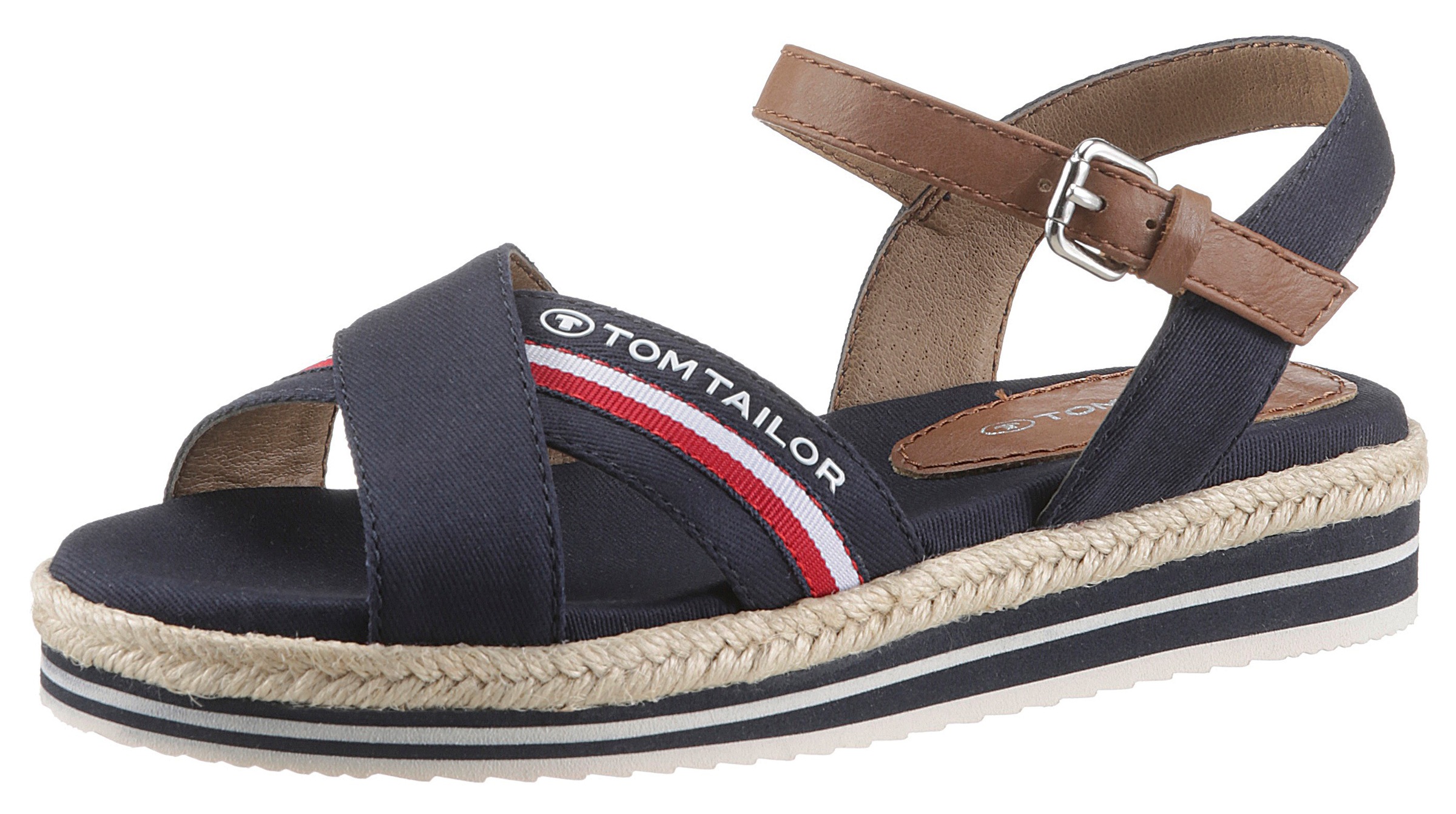 Image of TOM TAILOR Riemchensandale, mit verstellbarer Schnalle bei Ackermann Versand Schweiz