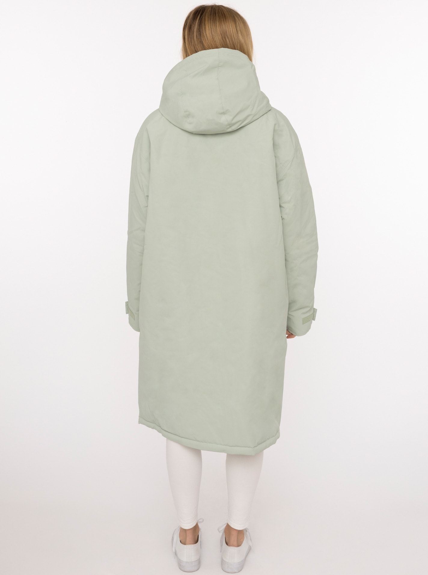 Zwillingsherz Manteau court »"Oversize Windjacke ZH"« capuche, fermeture éclair, poches latérales, légèrement rembourré