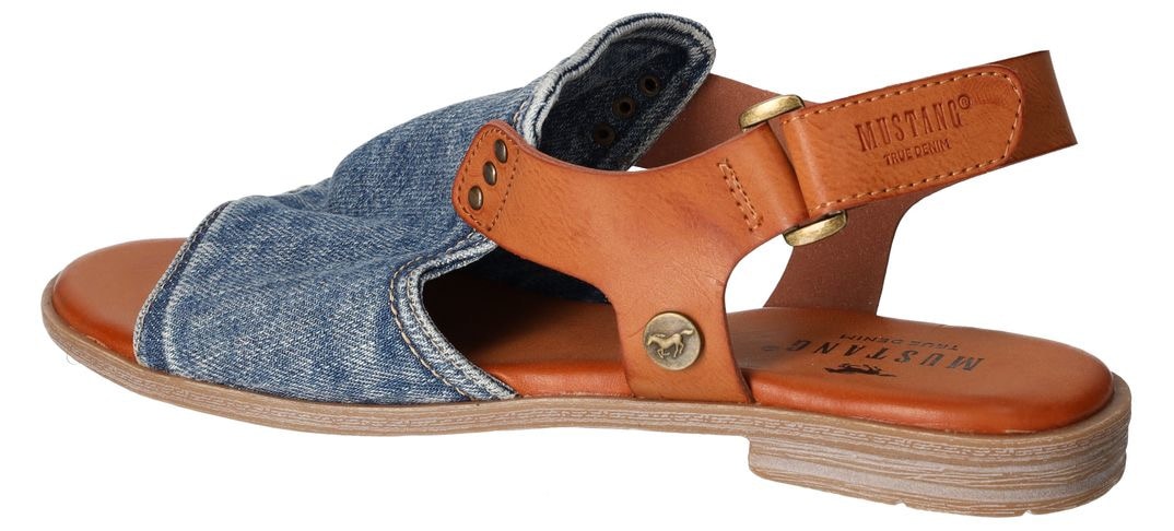 Mustang Shoes Sandale, Sommerschuh, Sandalette, Klettschuh, mit Klettverschluss